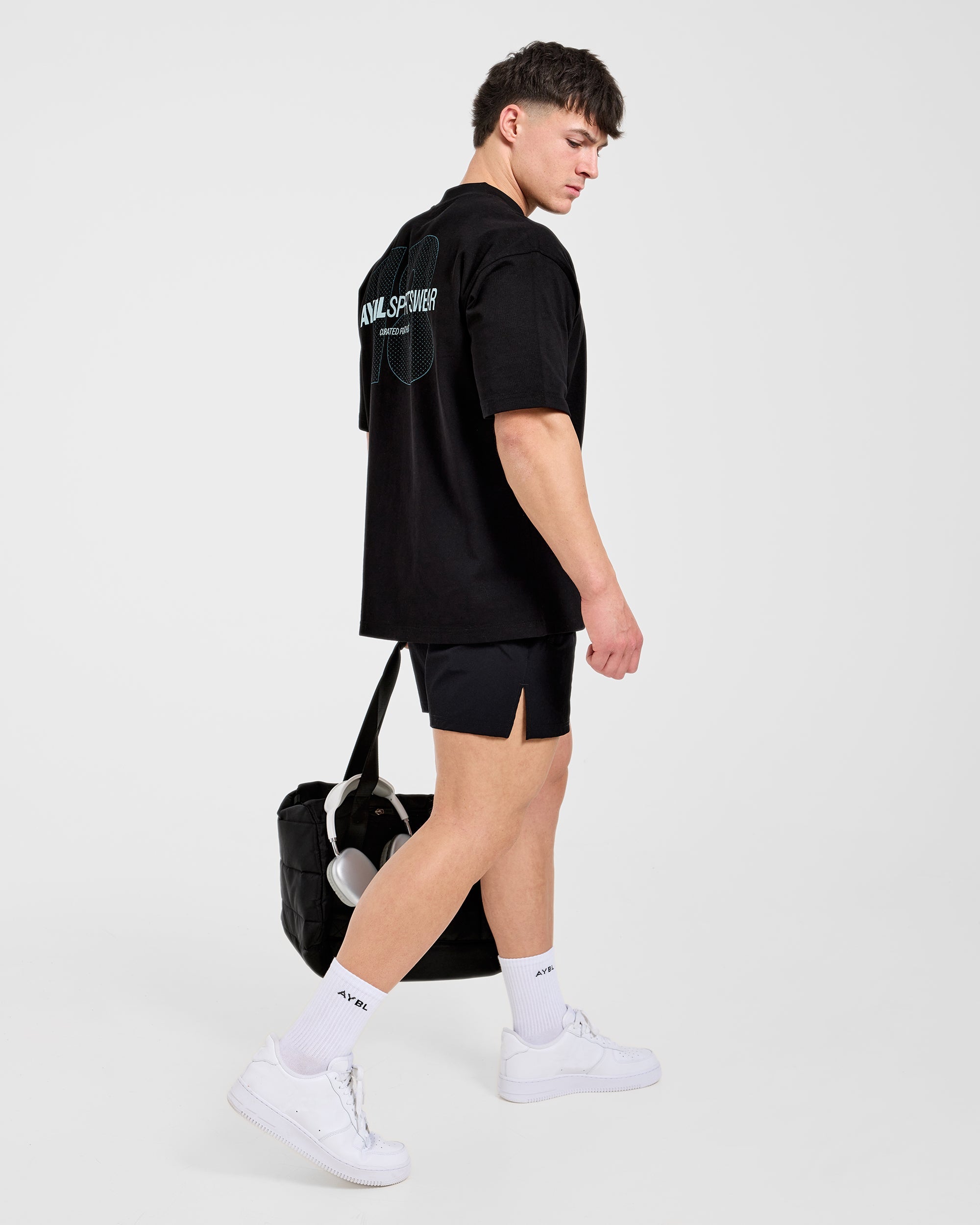 AYBL Sportswear 18 Oversized T Shirt - Zwart