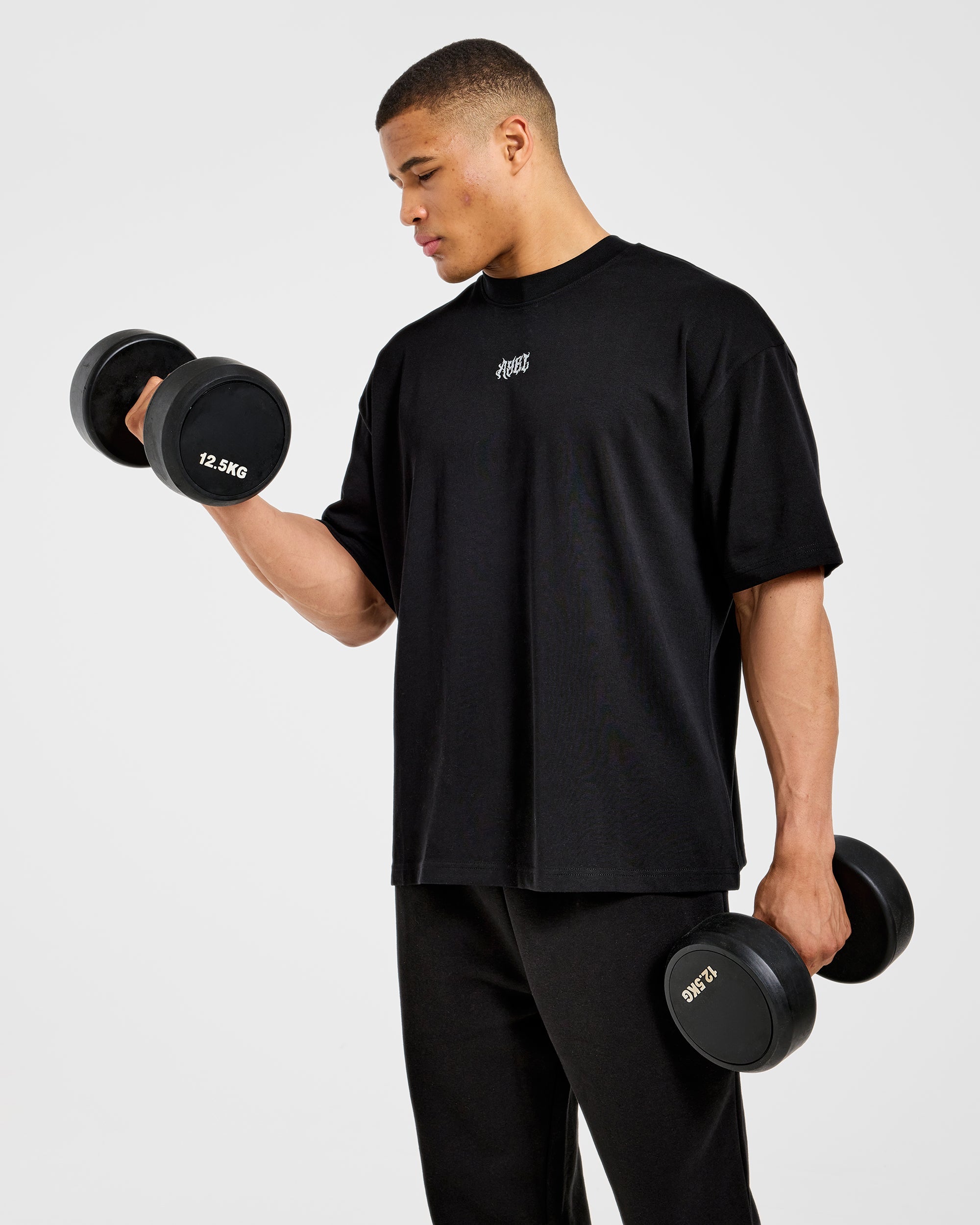 Lift Forge Oversized T Shirt - Zwart