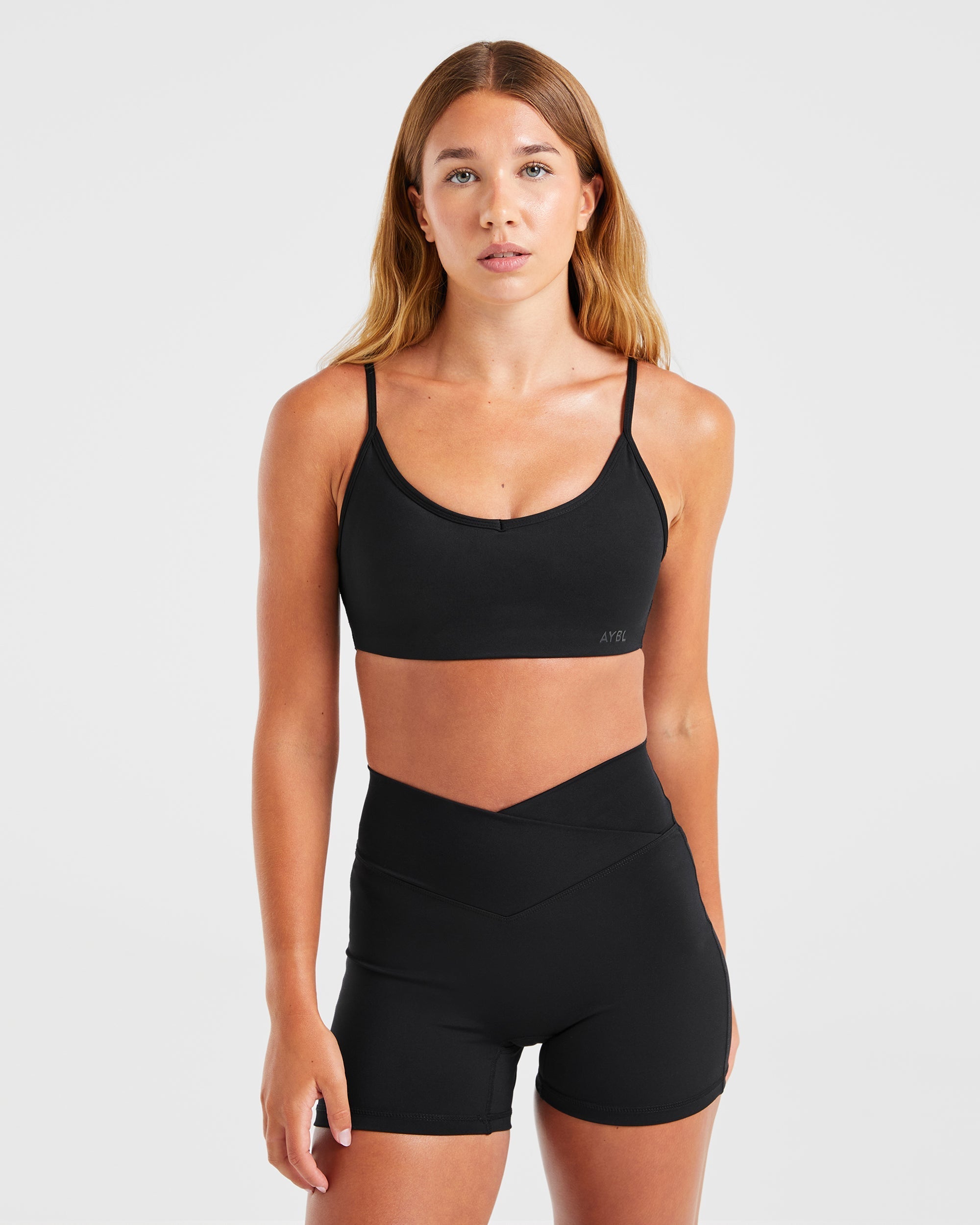 Sculpt Wrap Sports Bra - Zwart