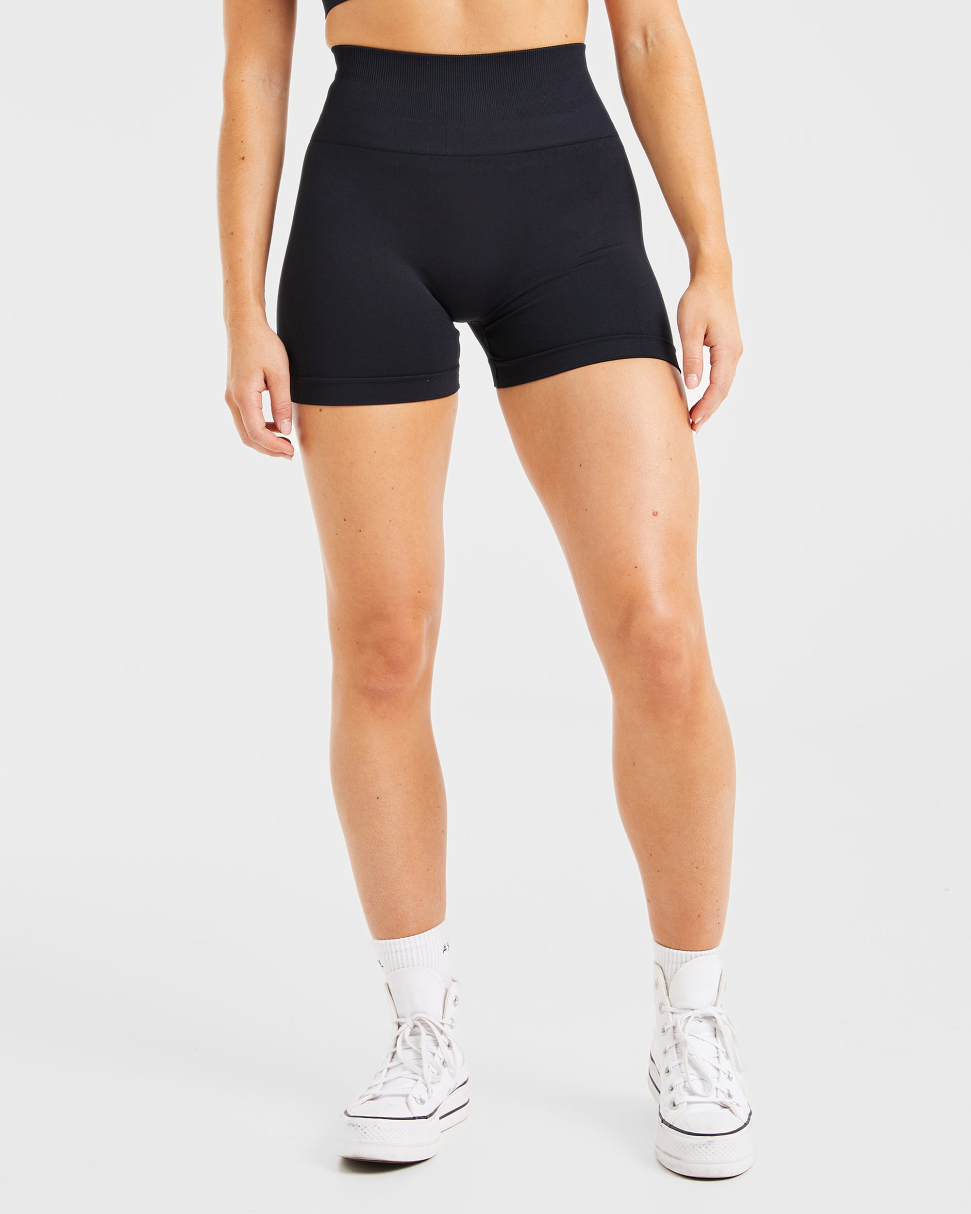 Power Seamless Shorts - Zwart