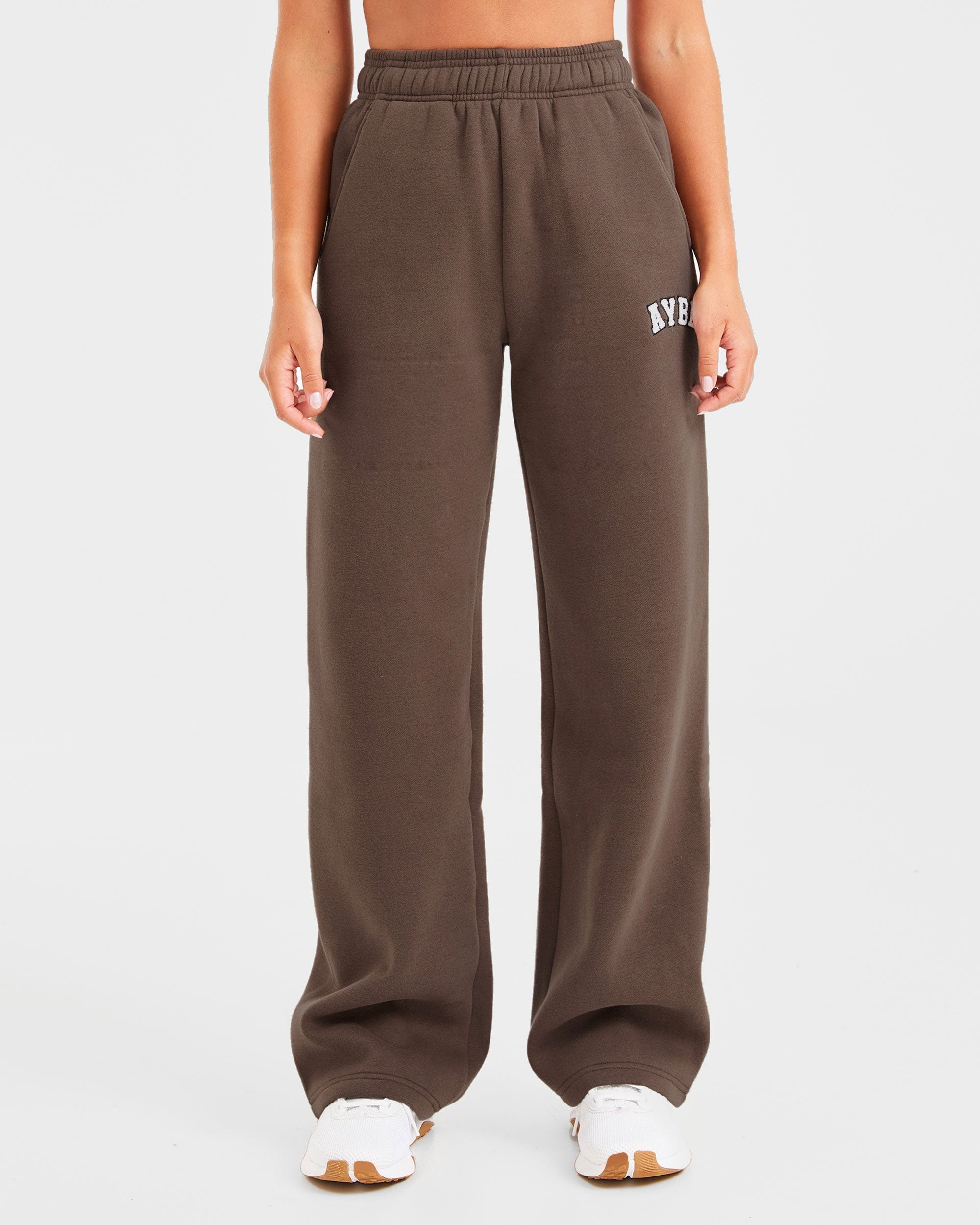 Varsity Oversized Straight Leg Joggers - Bruin