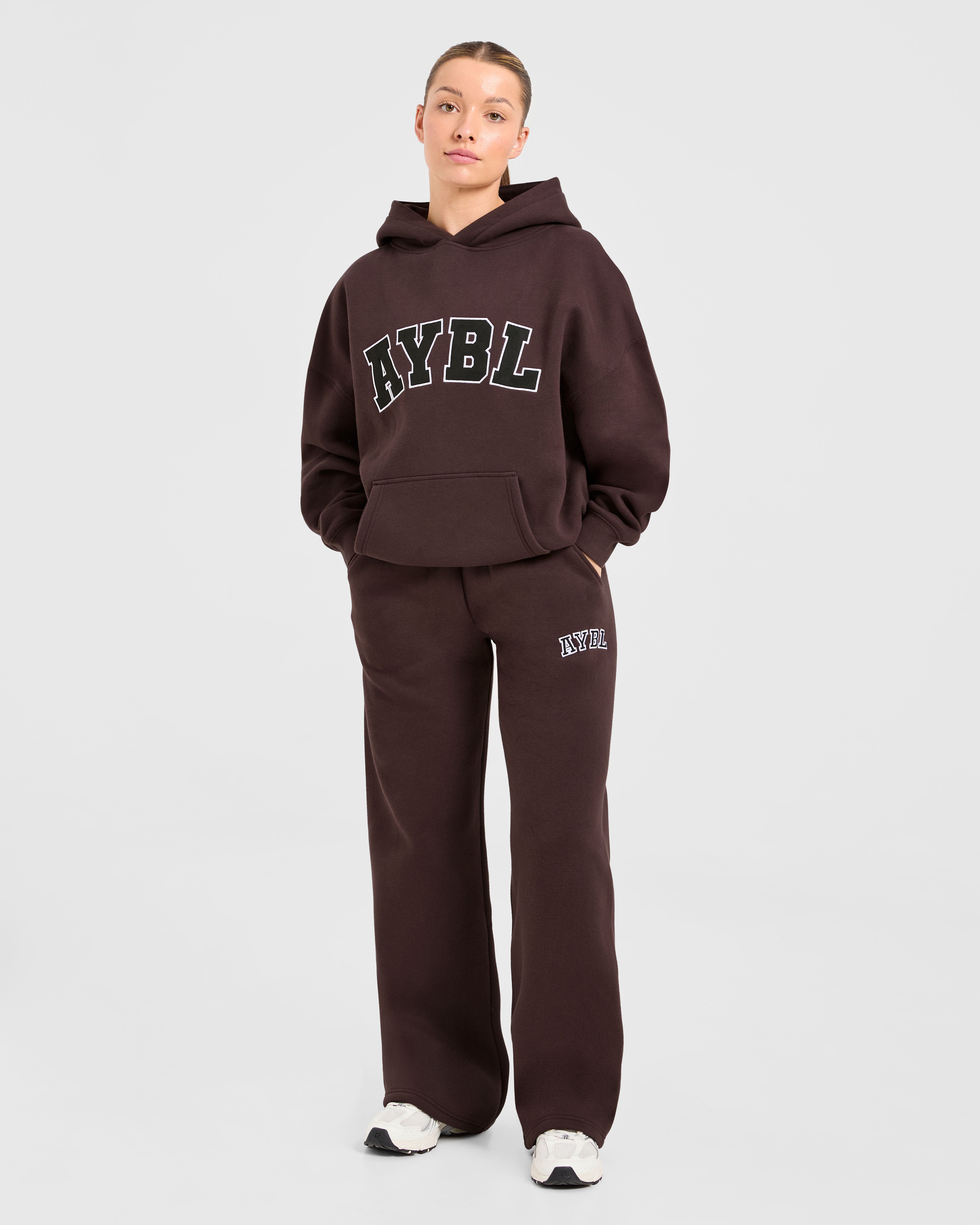 Varsity 2.0 Oversized Hoodie - Cocoa Bruin