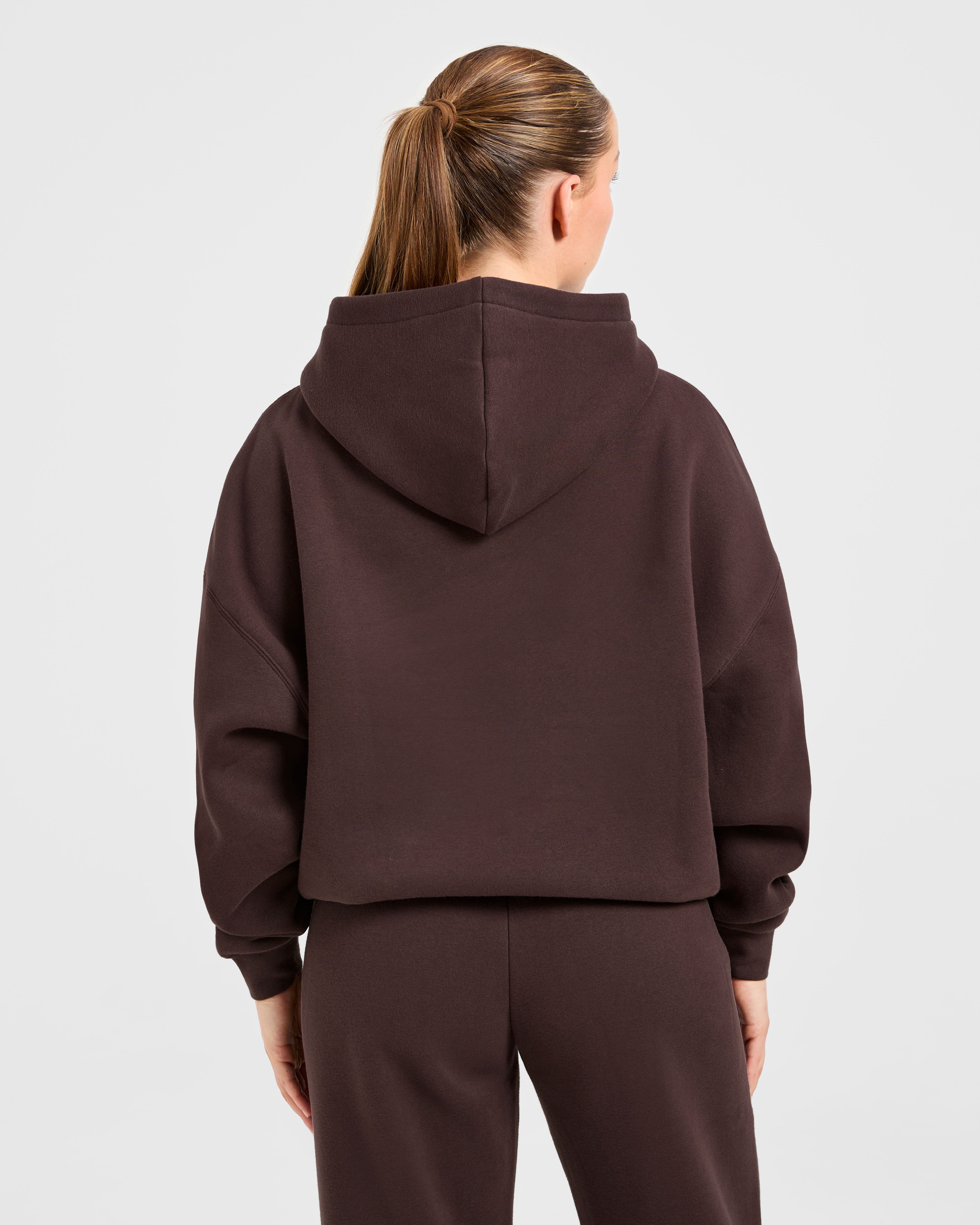 Varsity 2.0 Oversized Hoodie - Cocoa Bruin