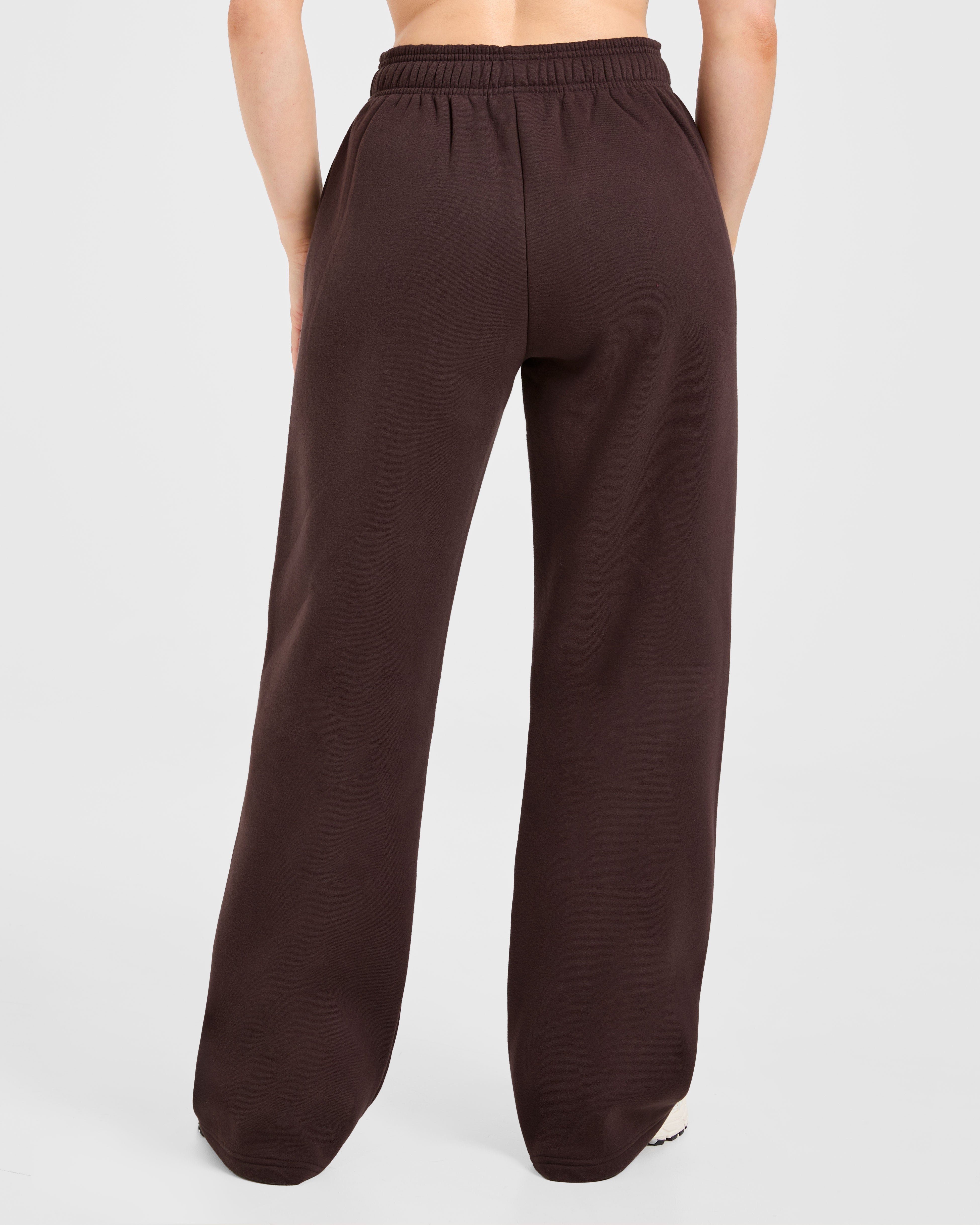 Varsity 2.0 Oversized Straight Leg Joggers - Cocoa Bruin
