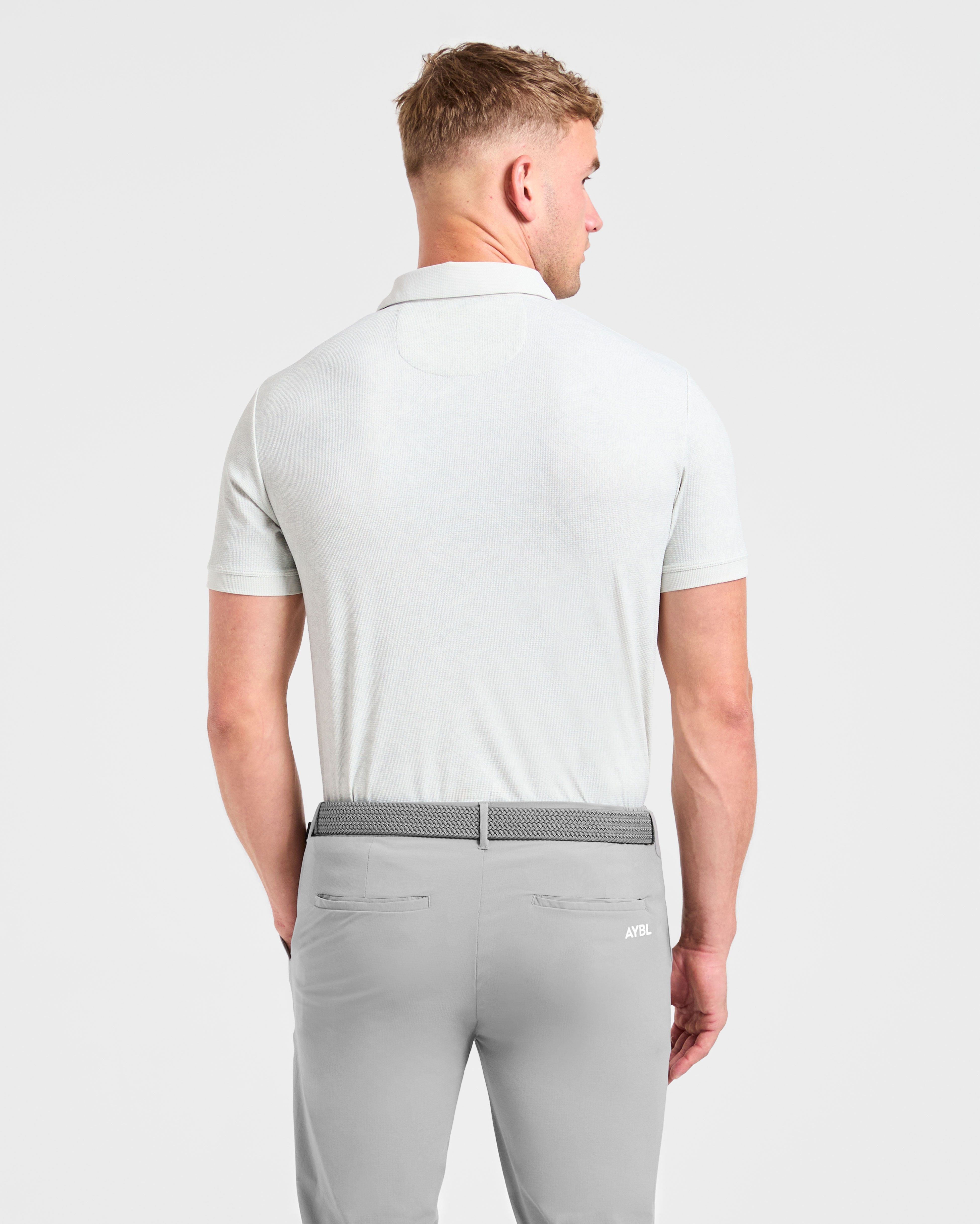 Precision Static Polo - Ice Grijs