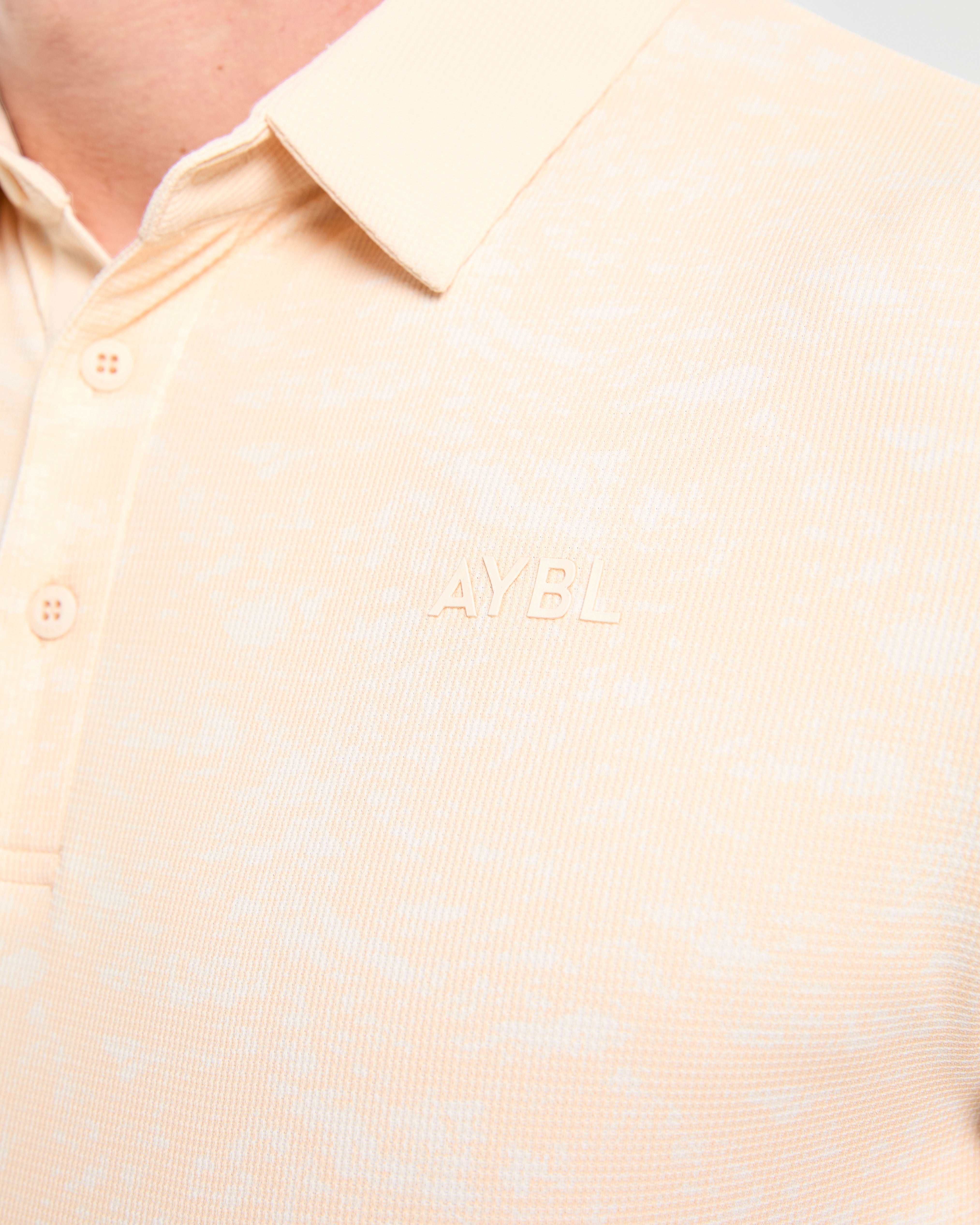 Precision Texture Polo - Peach