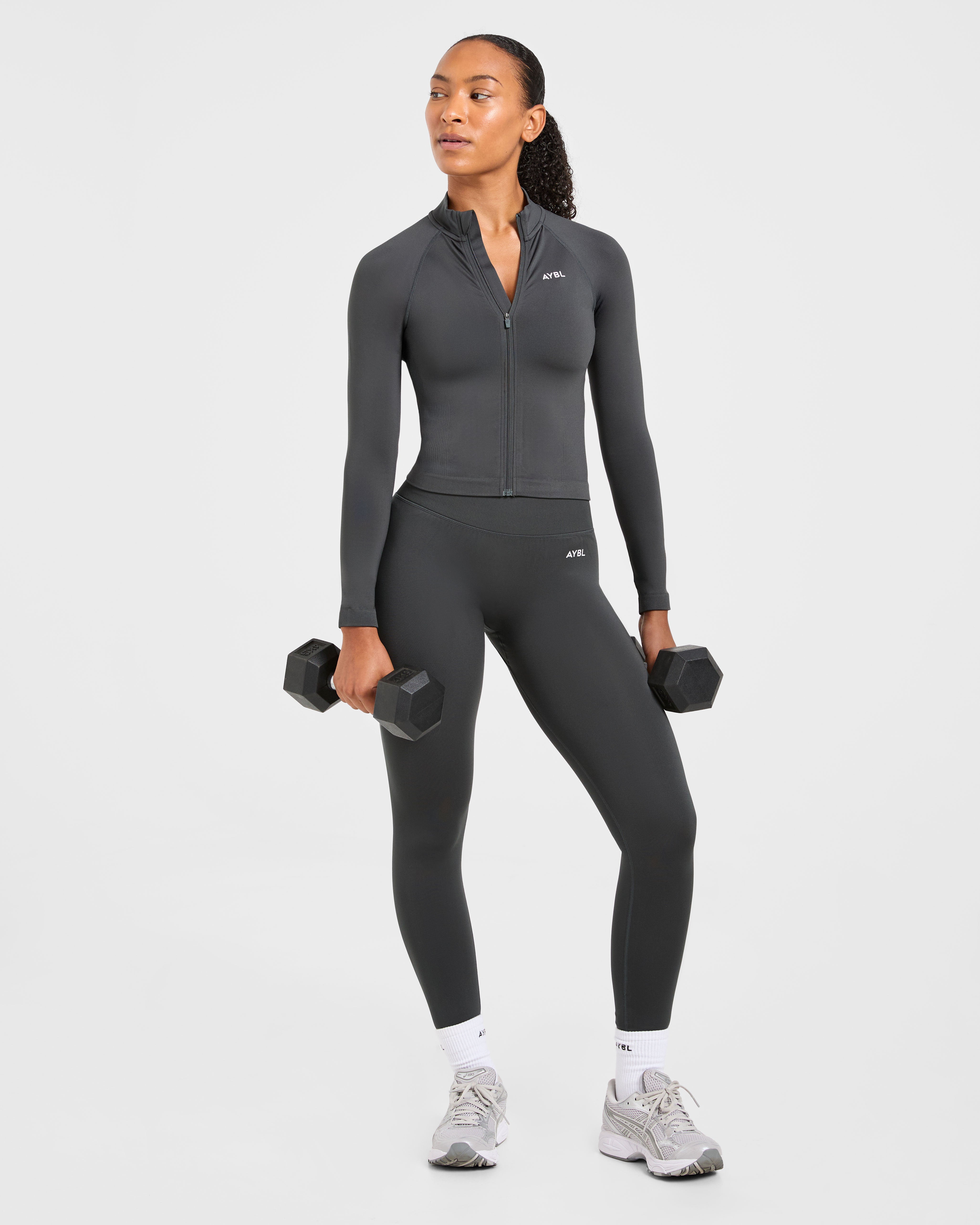 Adapt Seamless Jacket - Dark Charcoal