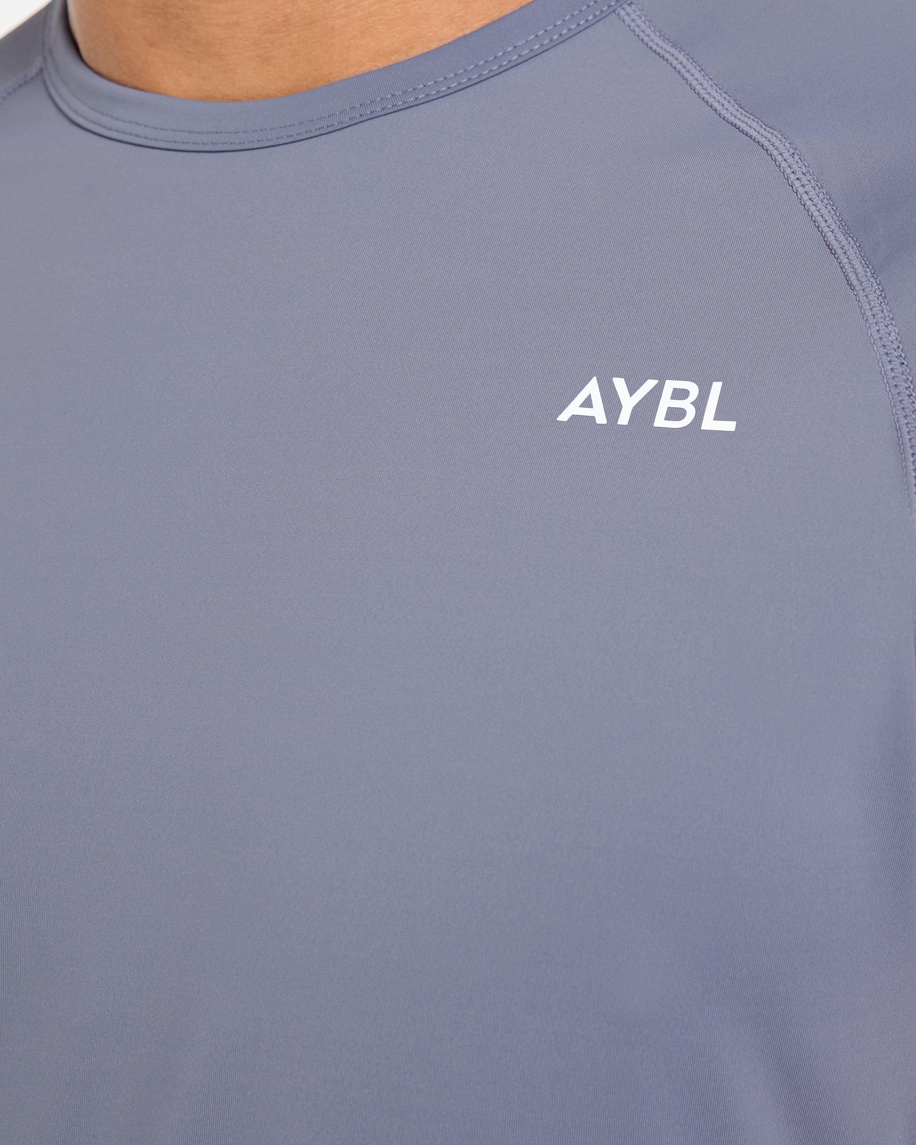 Compression Relaxed T Shirt - Slate Grijs