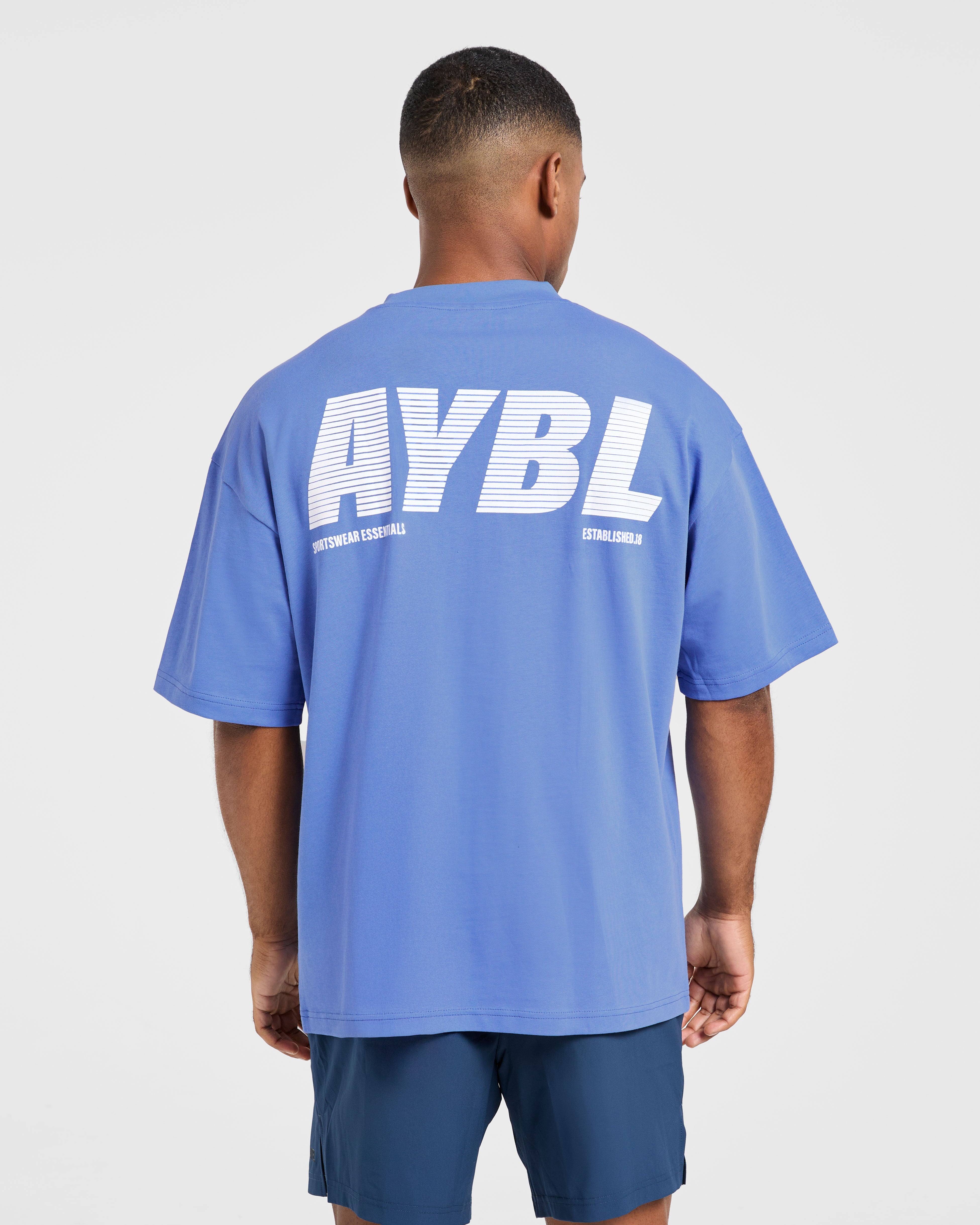 Sportswear Essentials Oversized T Shirt - Indigo Blauw