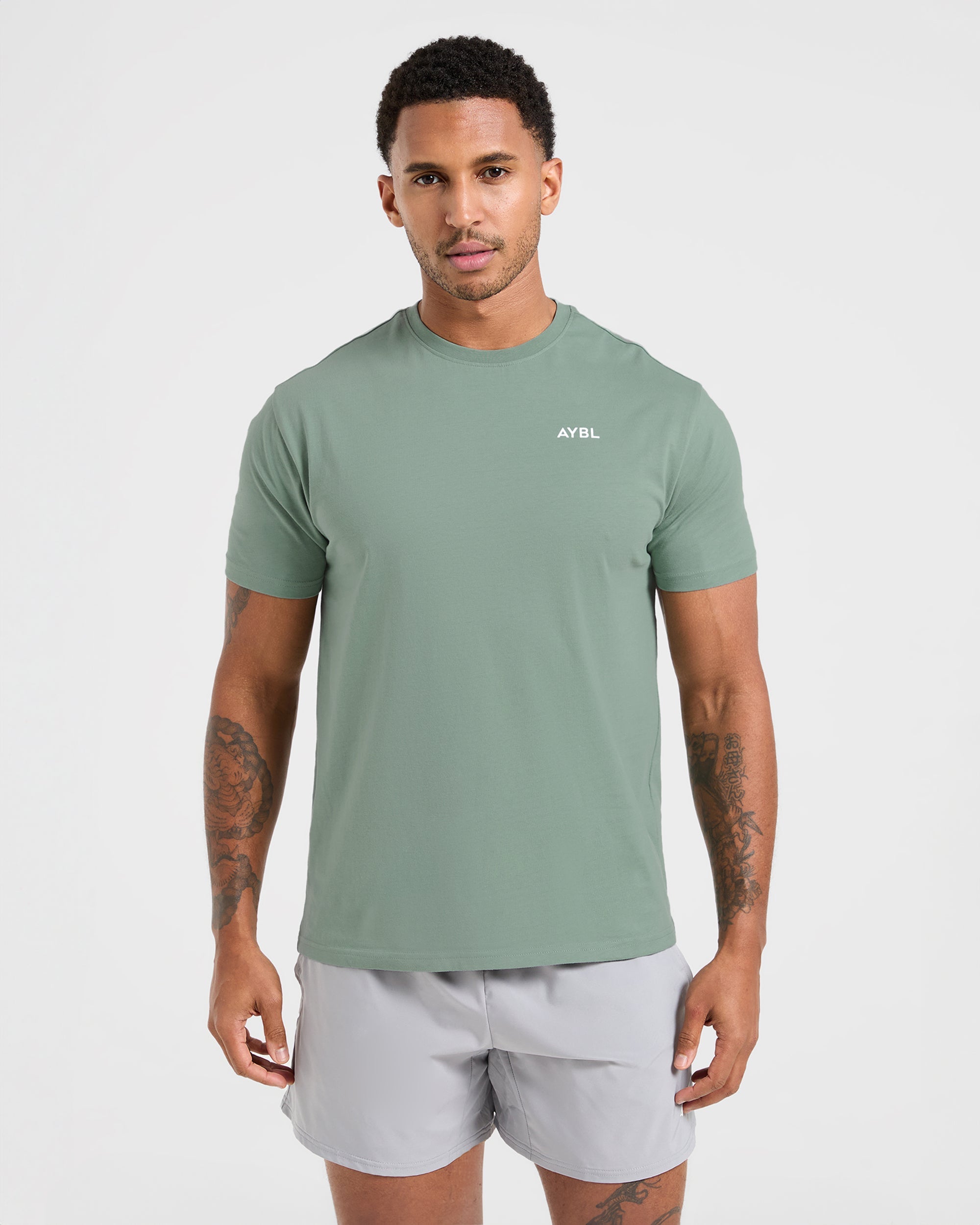 Essential T Shirt - Slate Groen