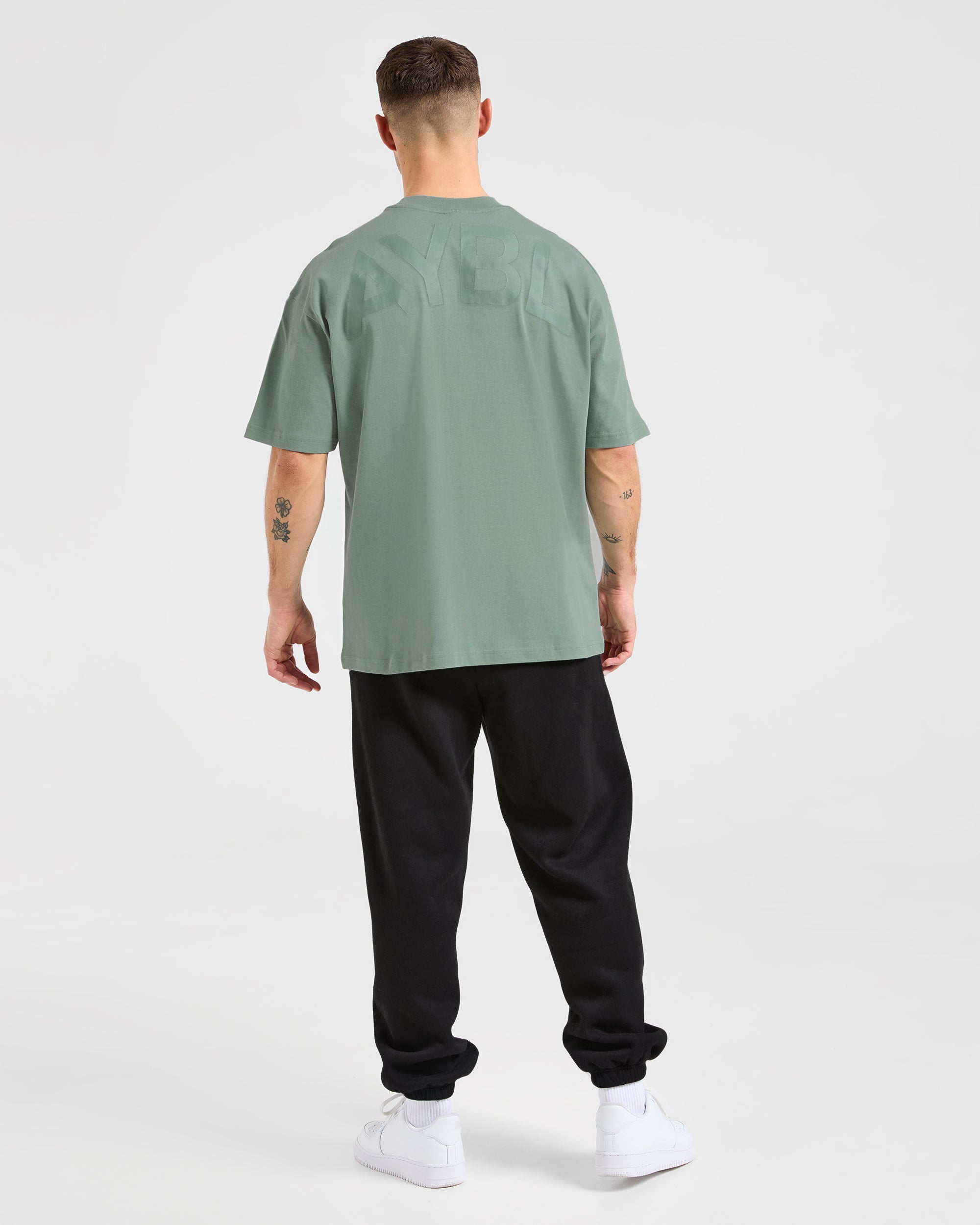 Essential Oversized T Shirt - Slate Groen