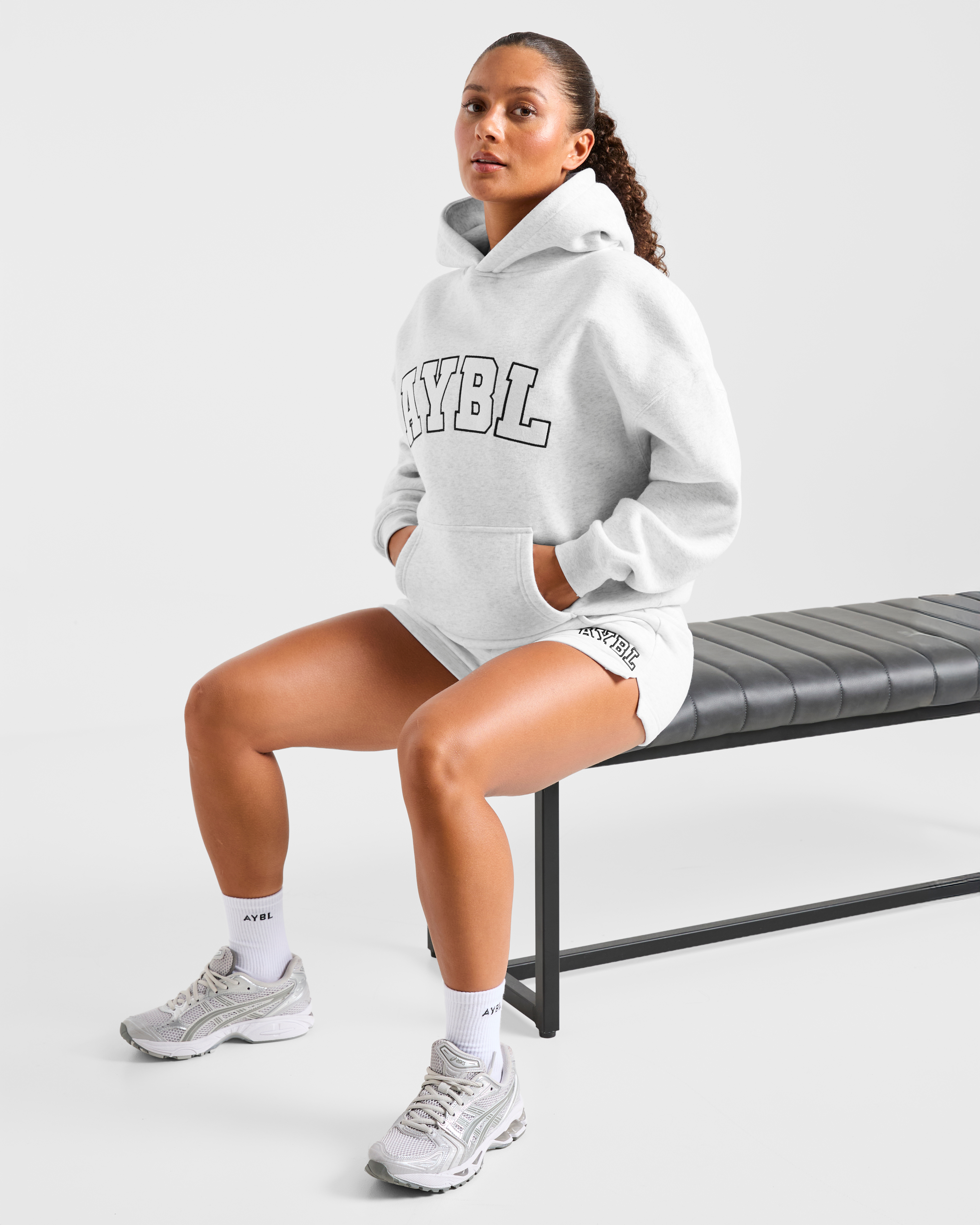 Varsity 2.0 Oversized Shorts - Heather Grijs