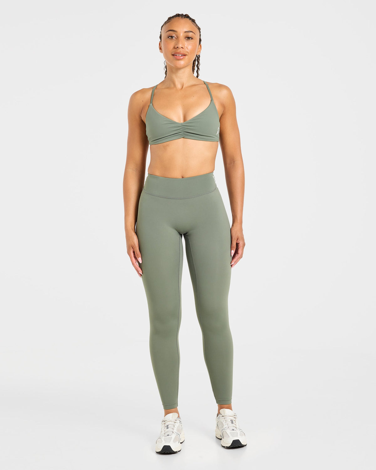 Physique Sports Bra - Muted Khaki
