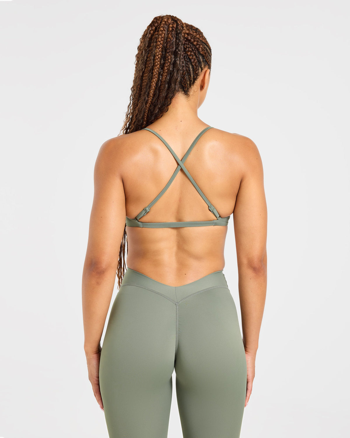 Physique Sports Bra - Muted Khaki