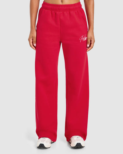 Lift Graphic 2.0 Oversized Straight Leg Joggers - Rood
