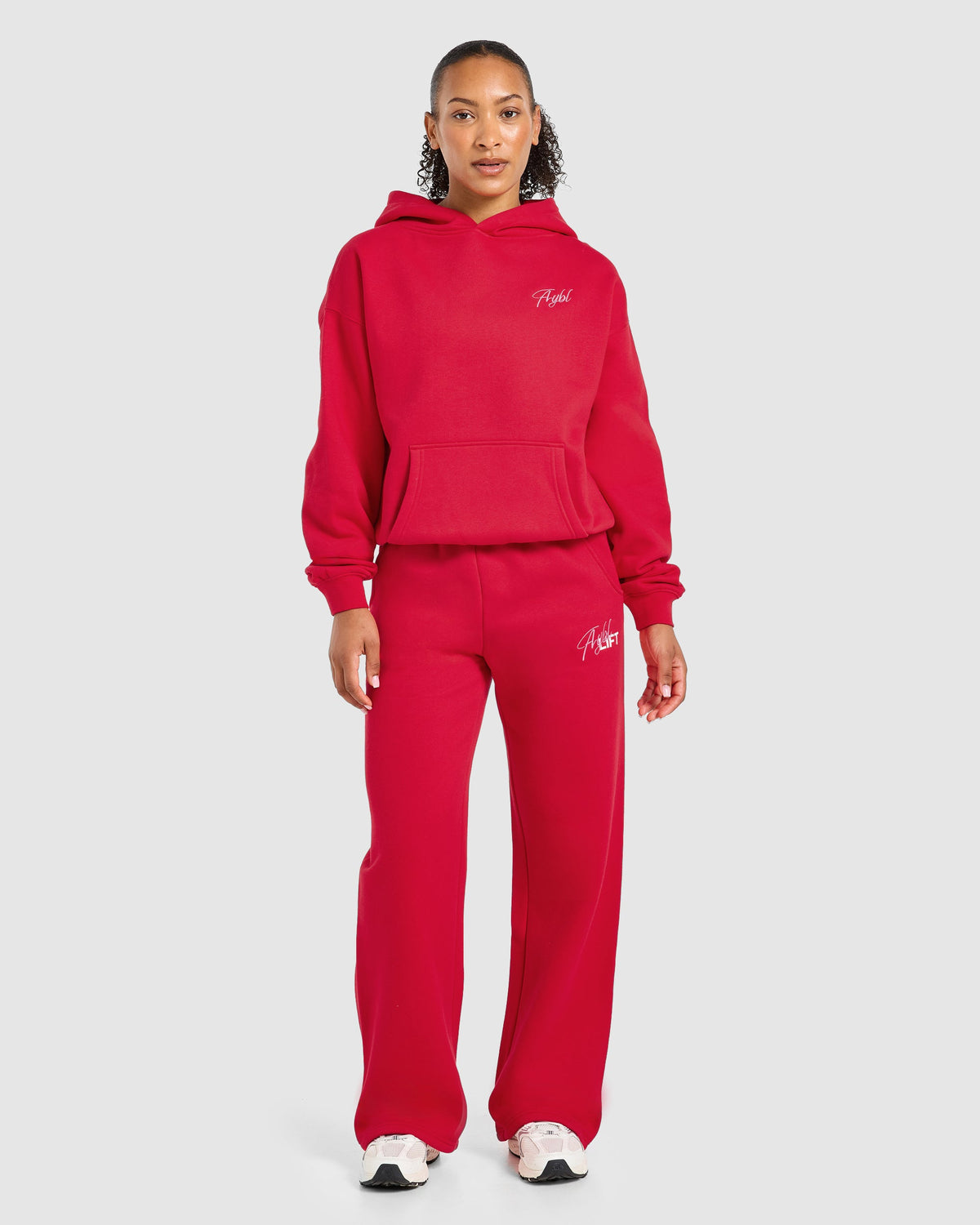 Lift Graphic 2.0 Oversized Hoodie - Rood