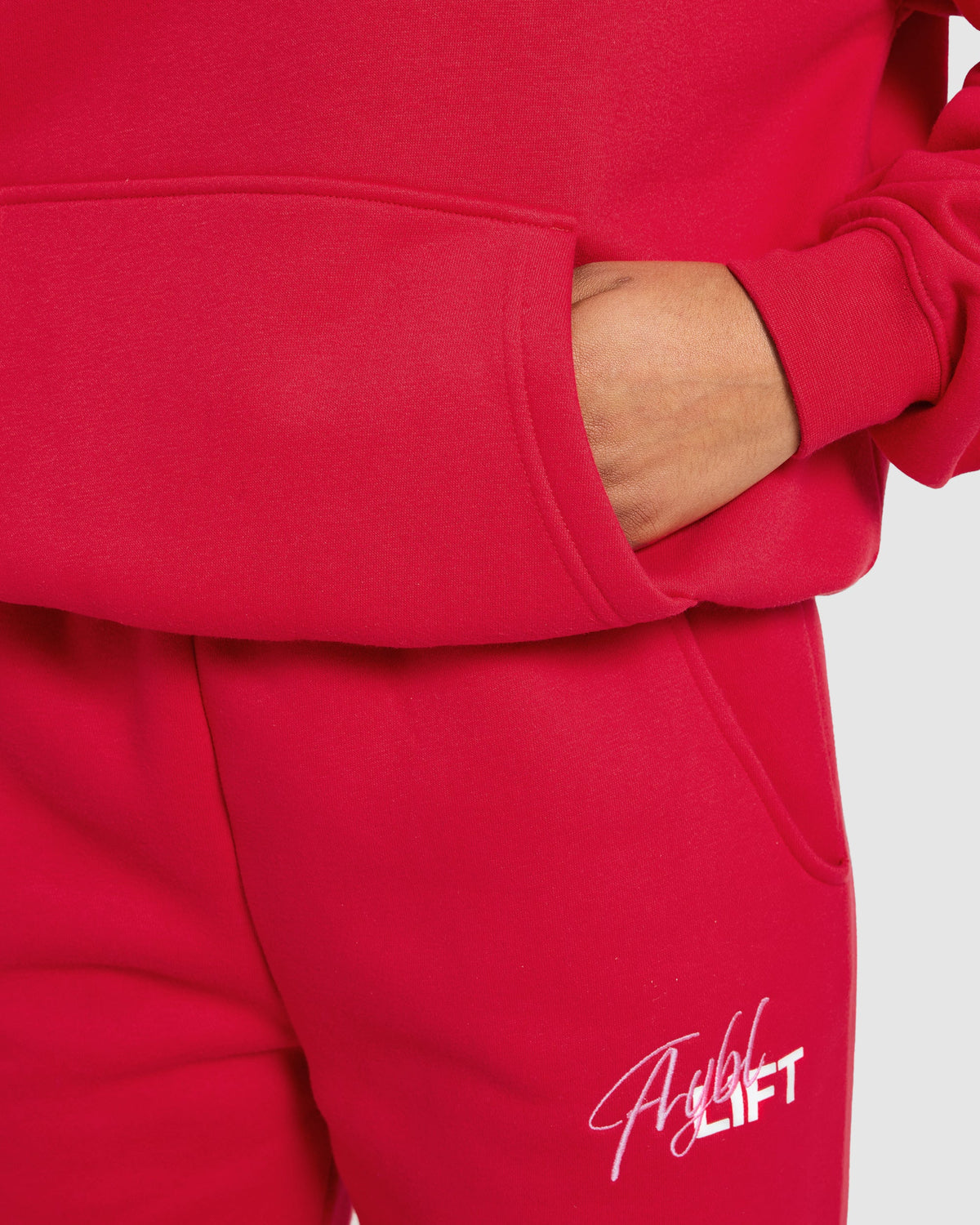 Lift Graphic 2.0 Oversized Hoodie - Rood