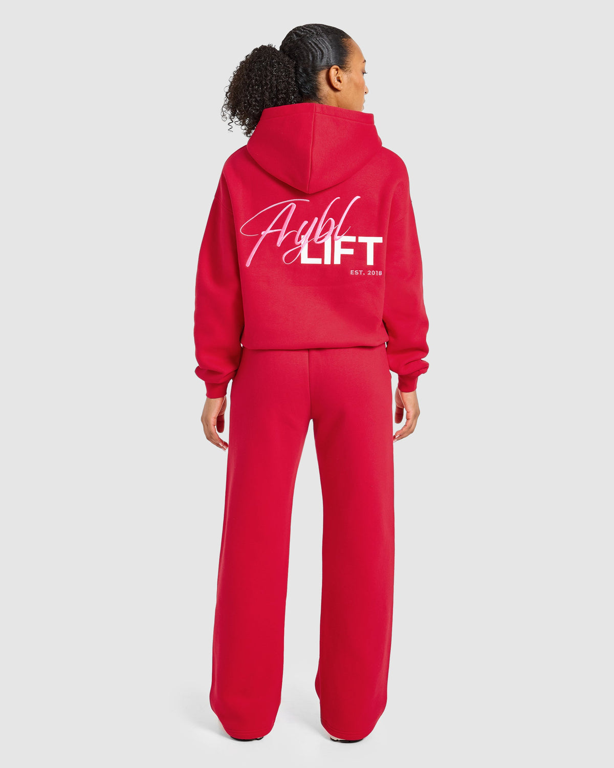 Lift Graphic 2.0 Oversized Hoodie - Rood