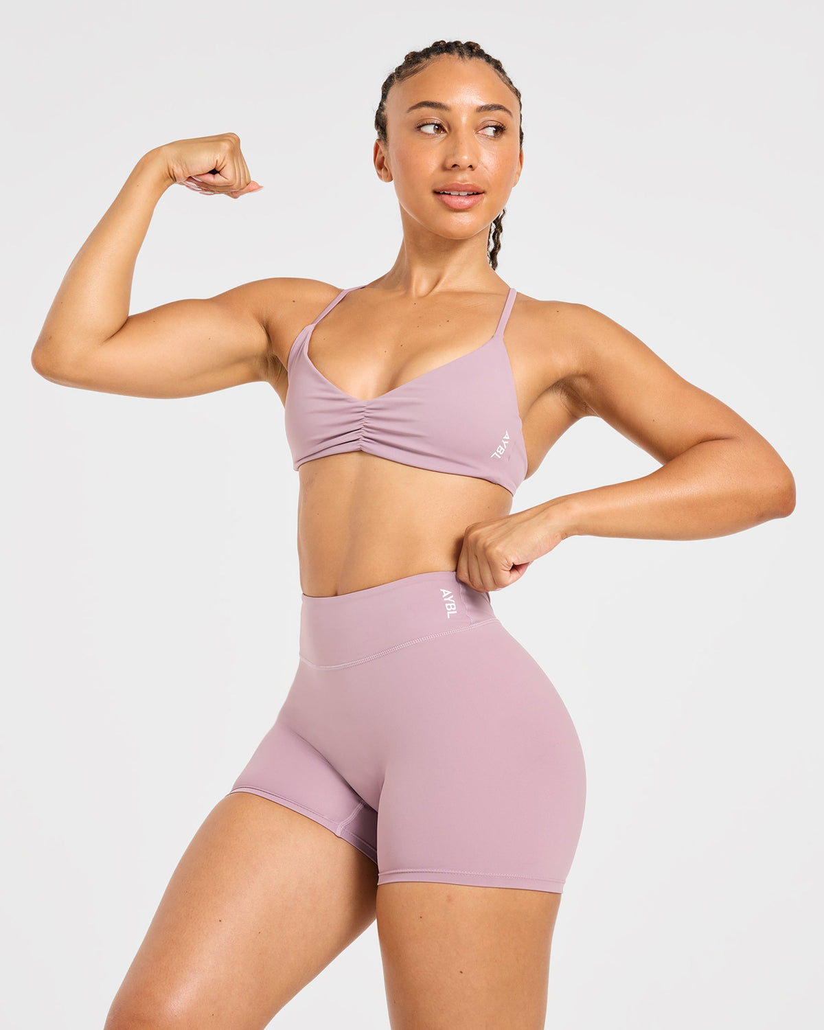 Physique Sports Bra - Dusty Mauve
