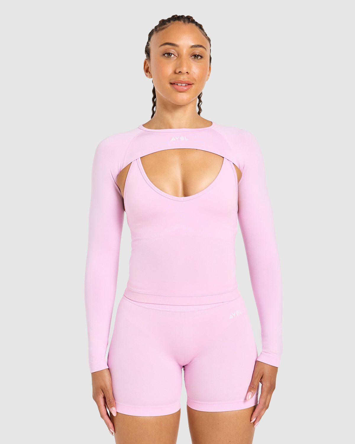 Adapt Seamless Shrug - Spring Roze
