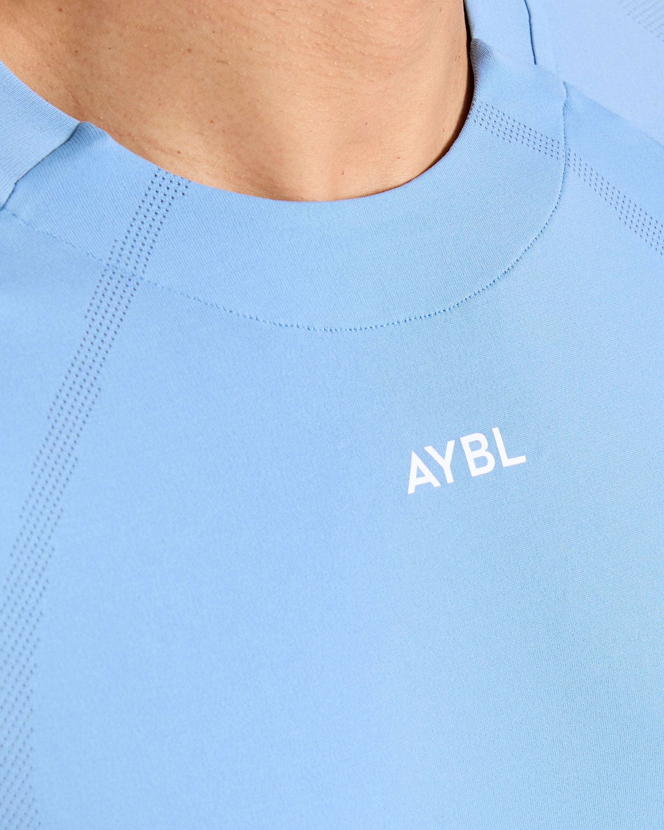 Attain Seamless Long Sleeve T Shirt - Sports Blauw
