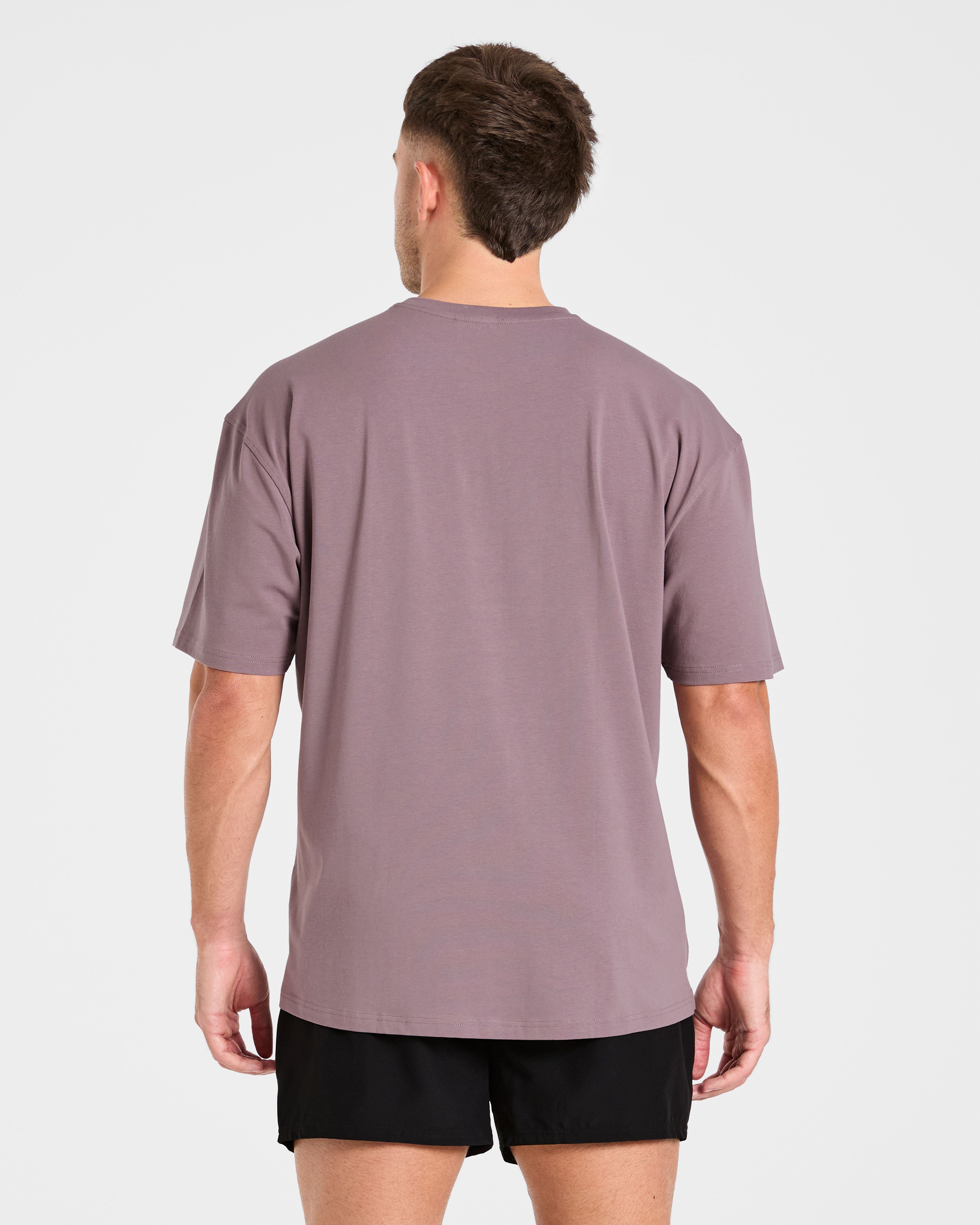 Force Oversized T Shirt - Heavy Paars