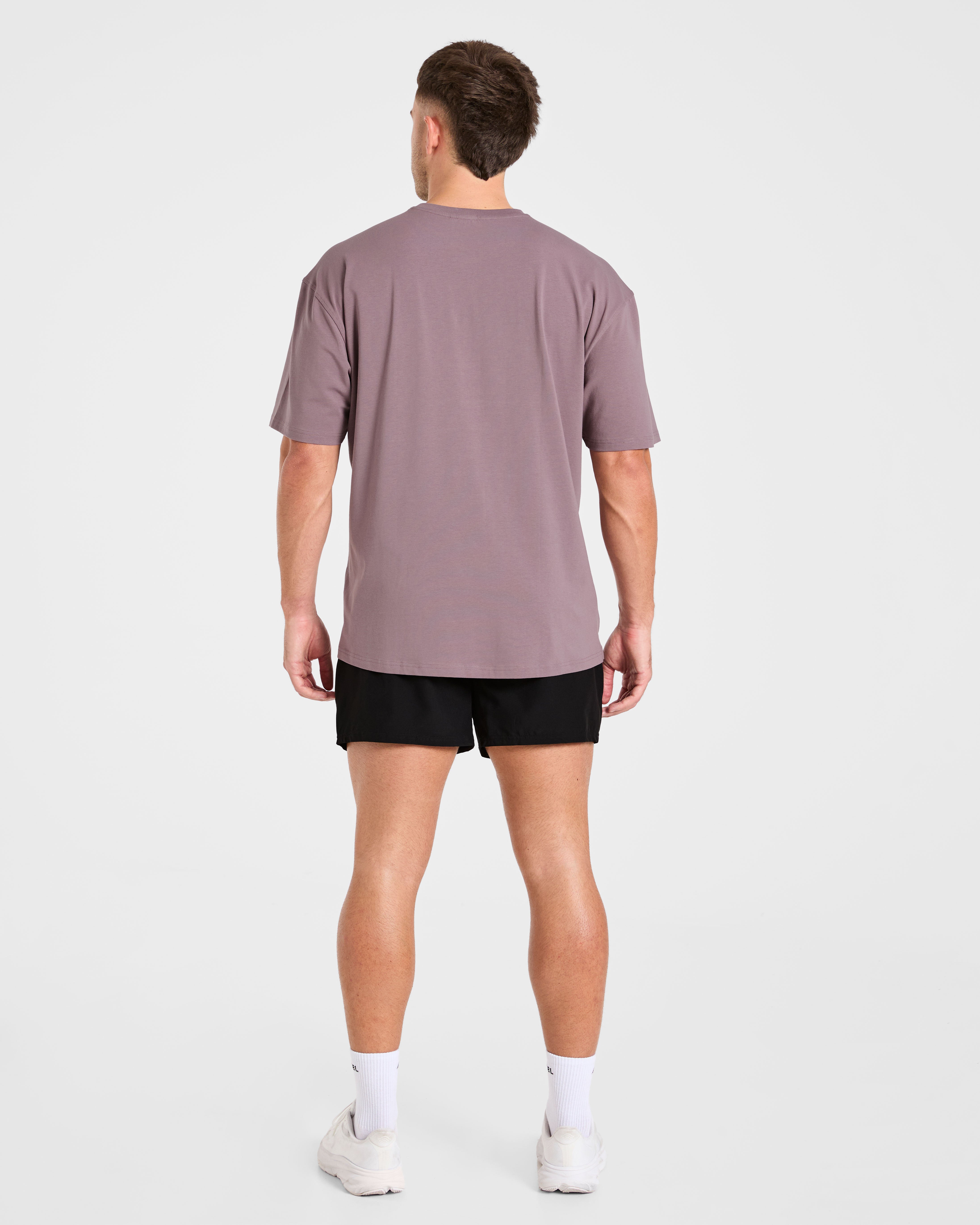 Force Oversized T Shirt - Heavy Paars