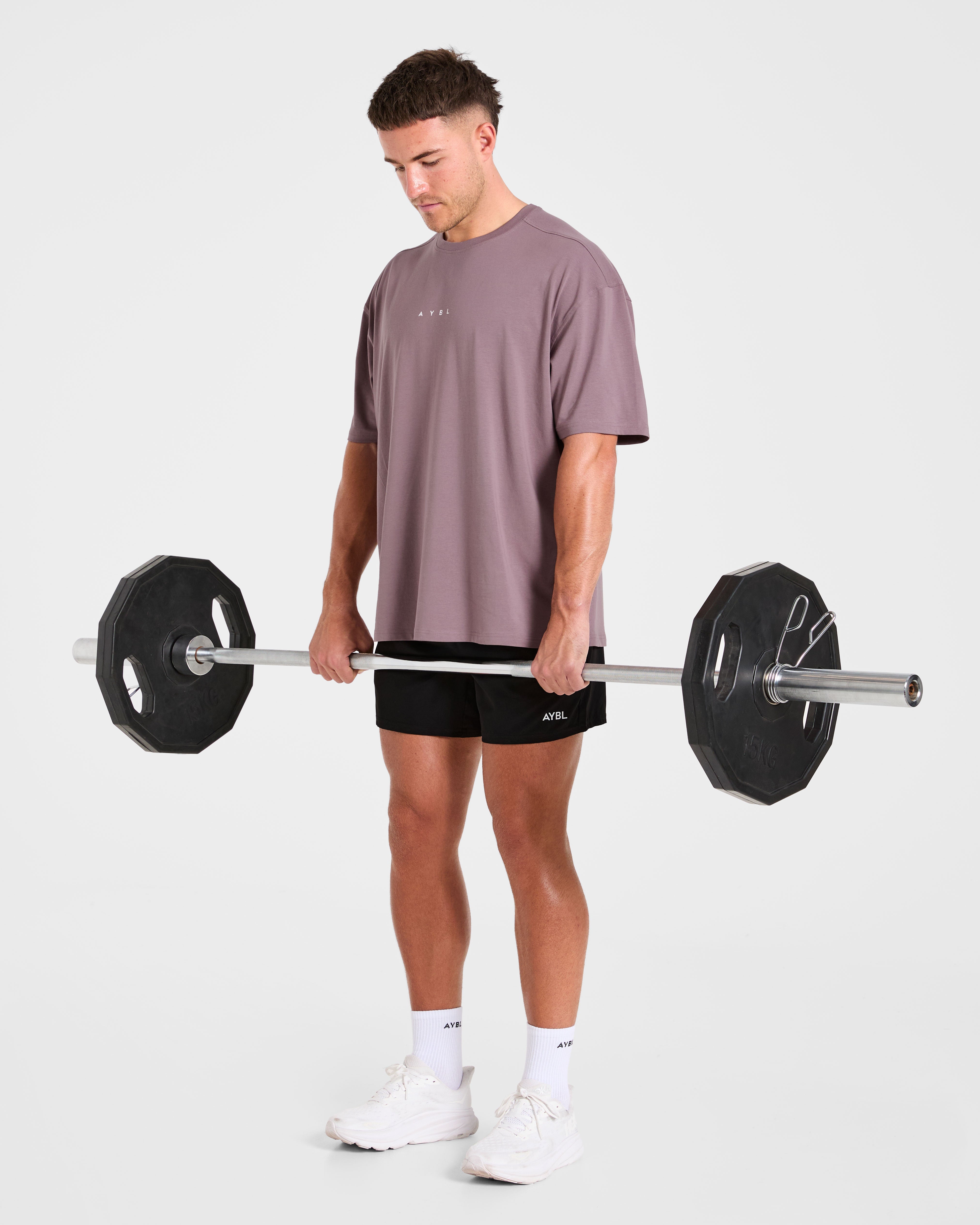 Force Oversized T Shirt - Heavy Paars