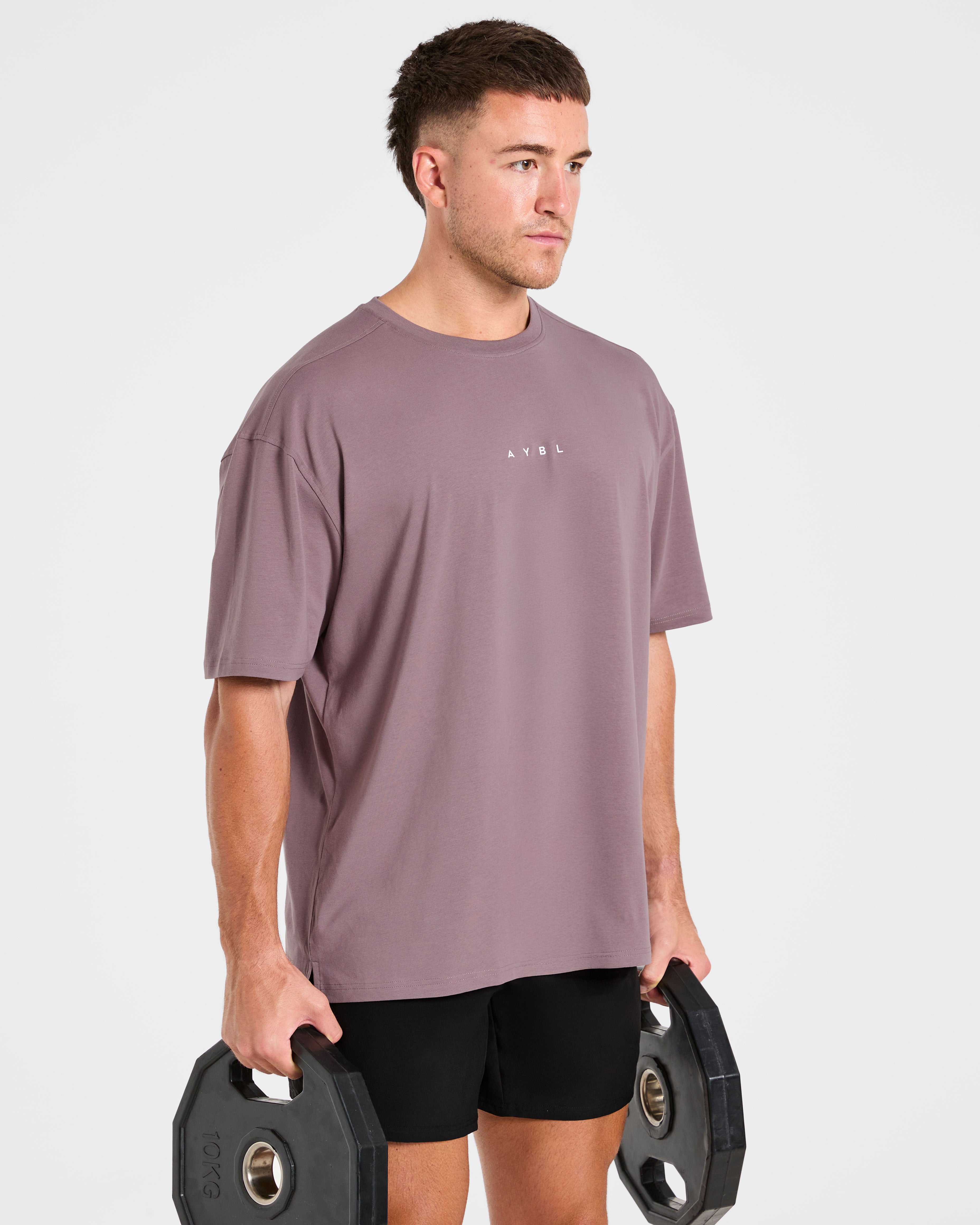 Force Oversized T Shirt - Heavy Paars