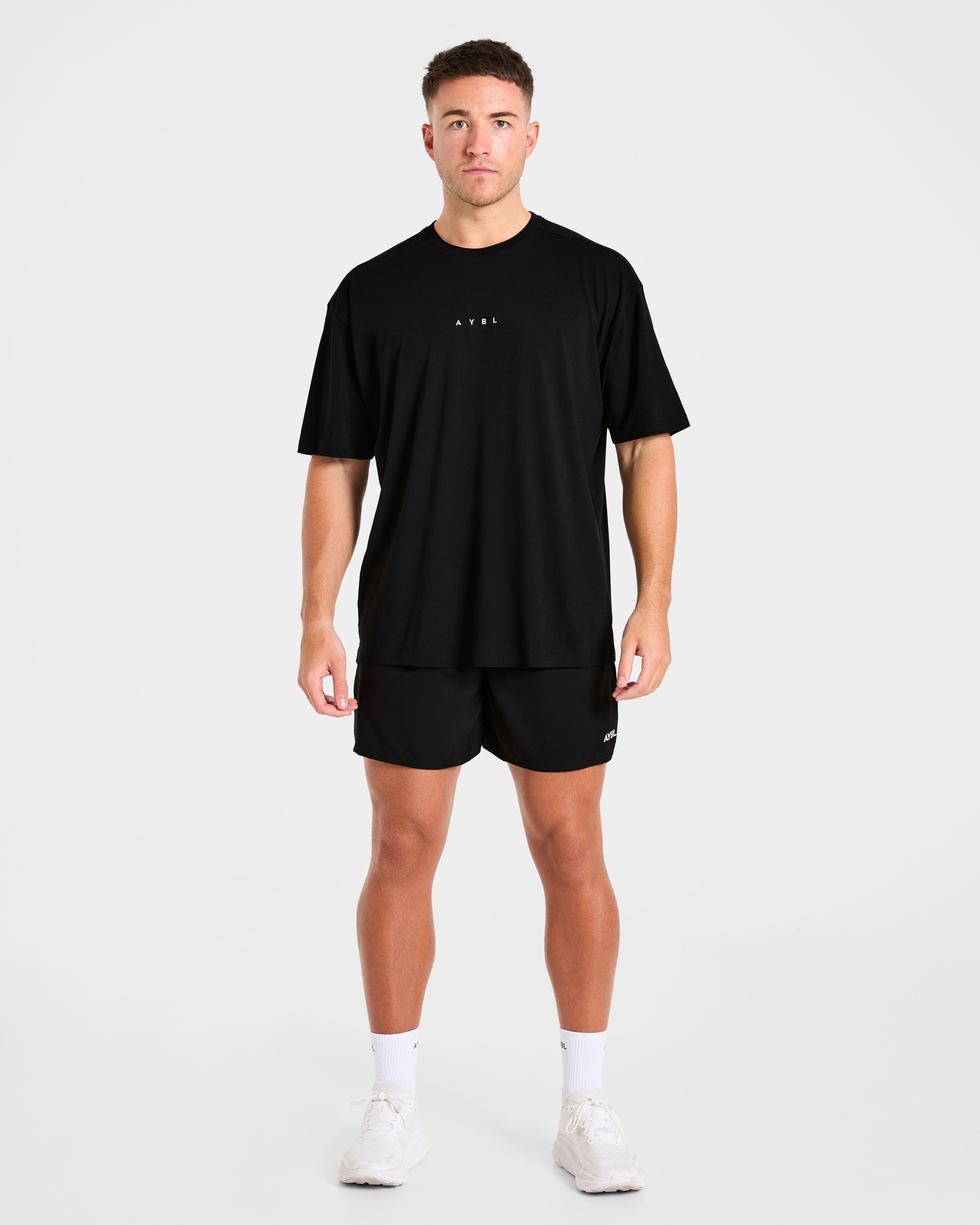 Force Oversized T Shirt - Zwart