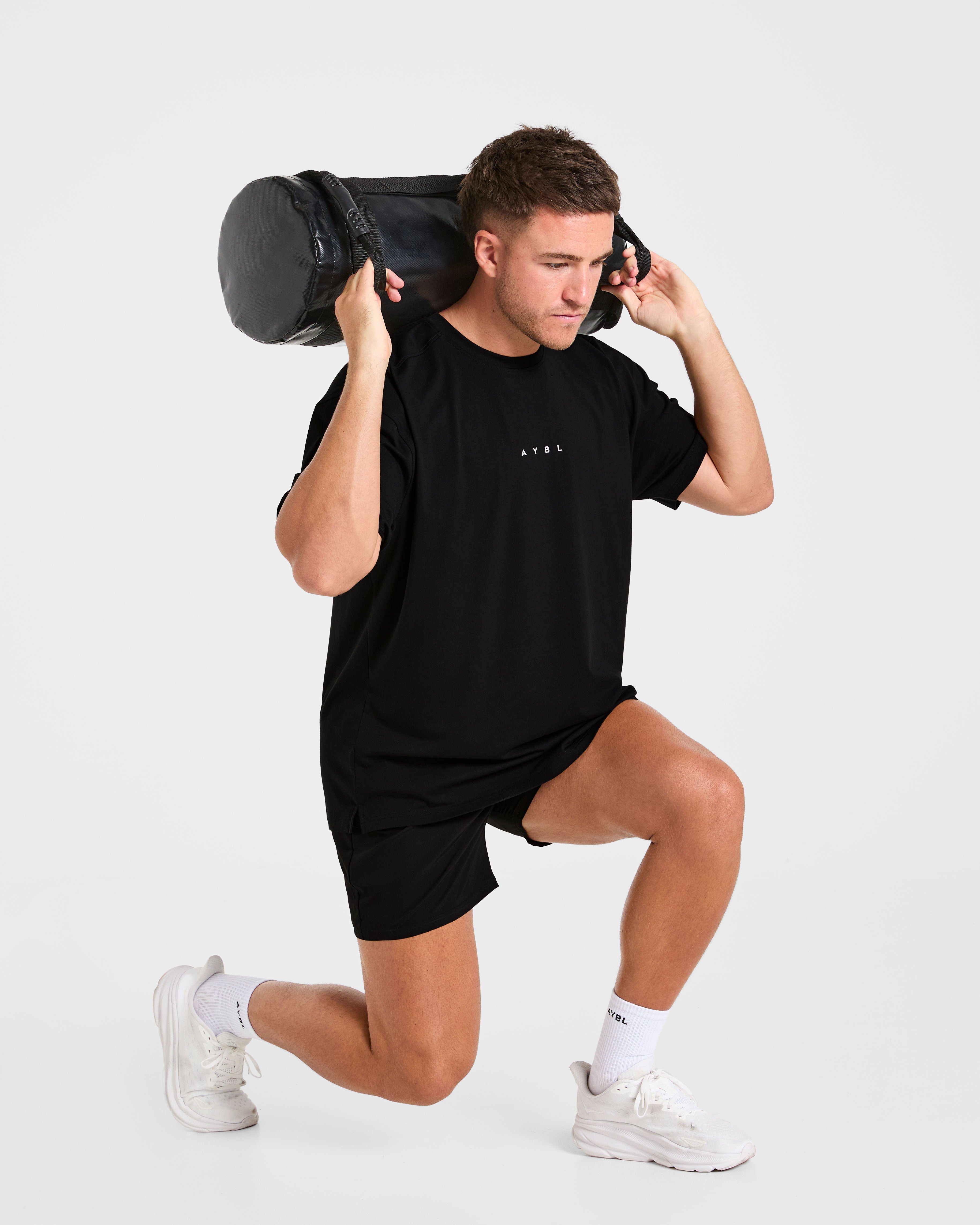 Force Oversized T Shirt - Zwart