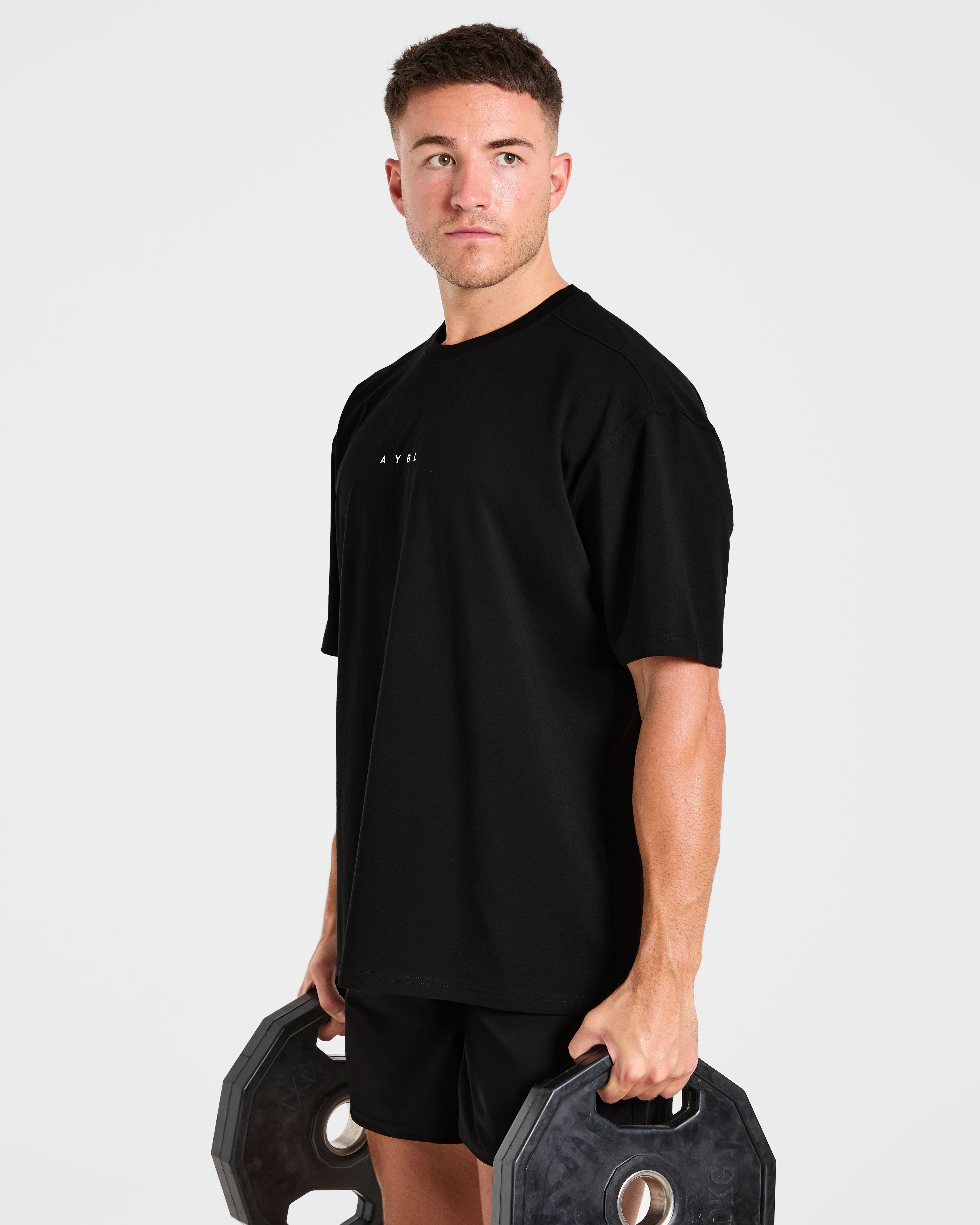 Force Oversized T Shirt - Zwart
