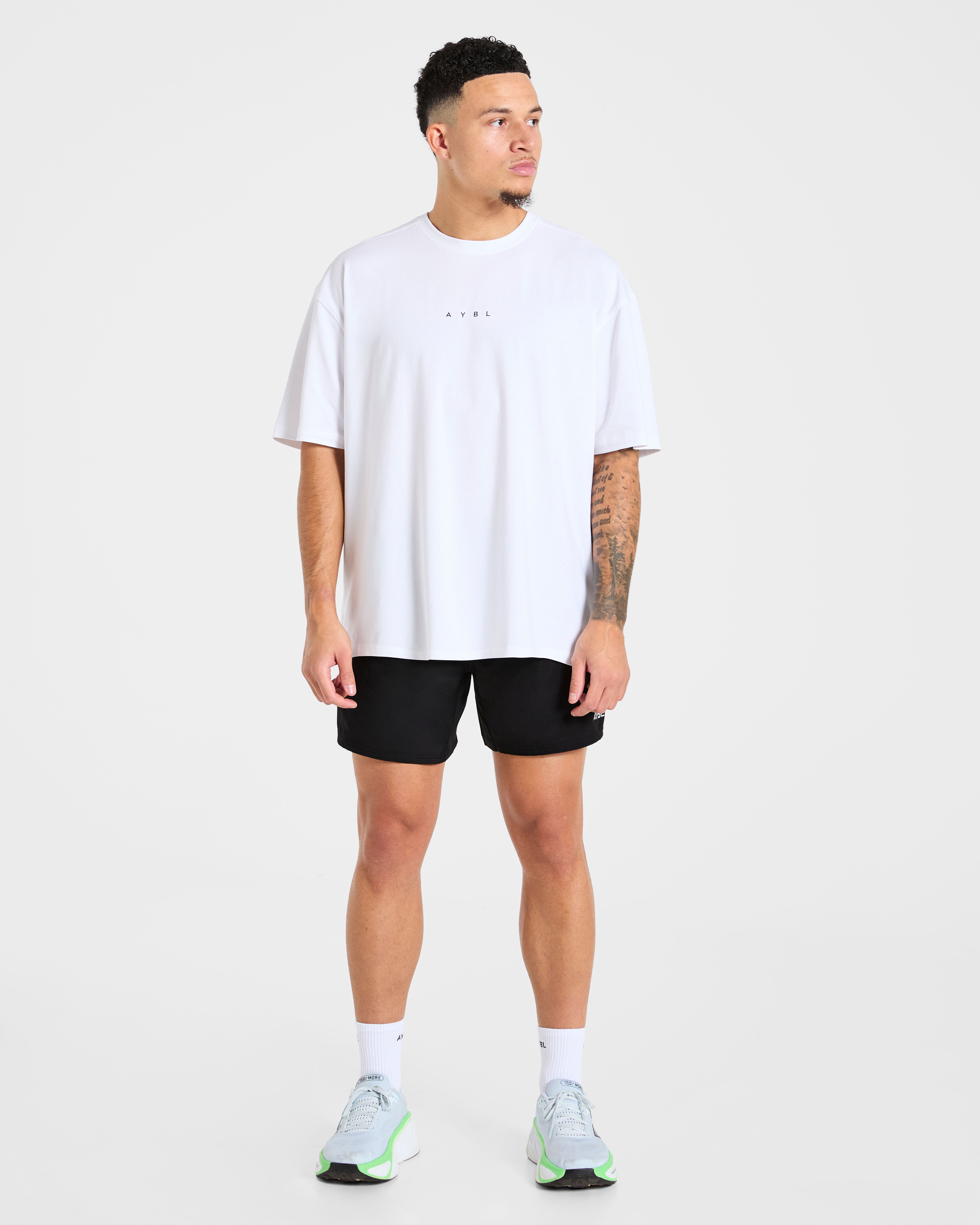 Force Oversized T Shirt - Wit
