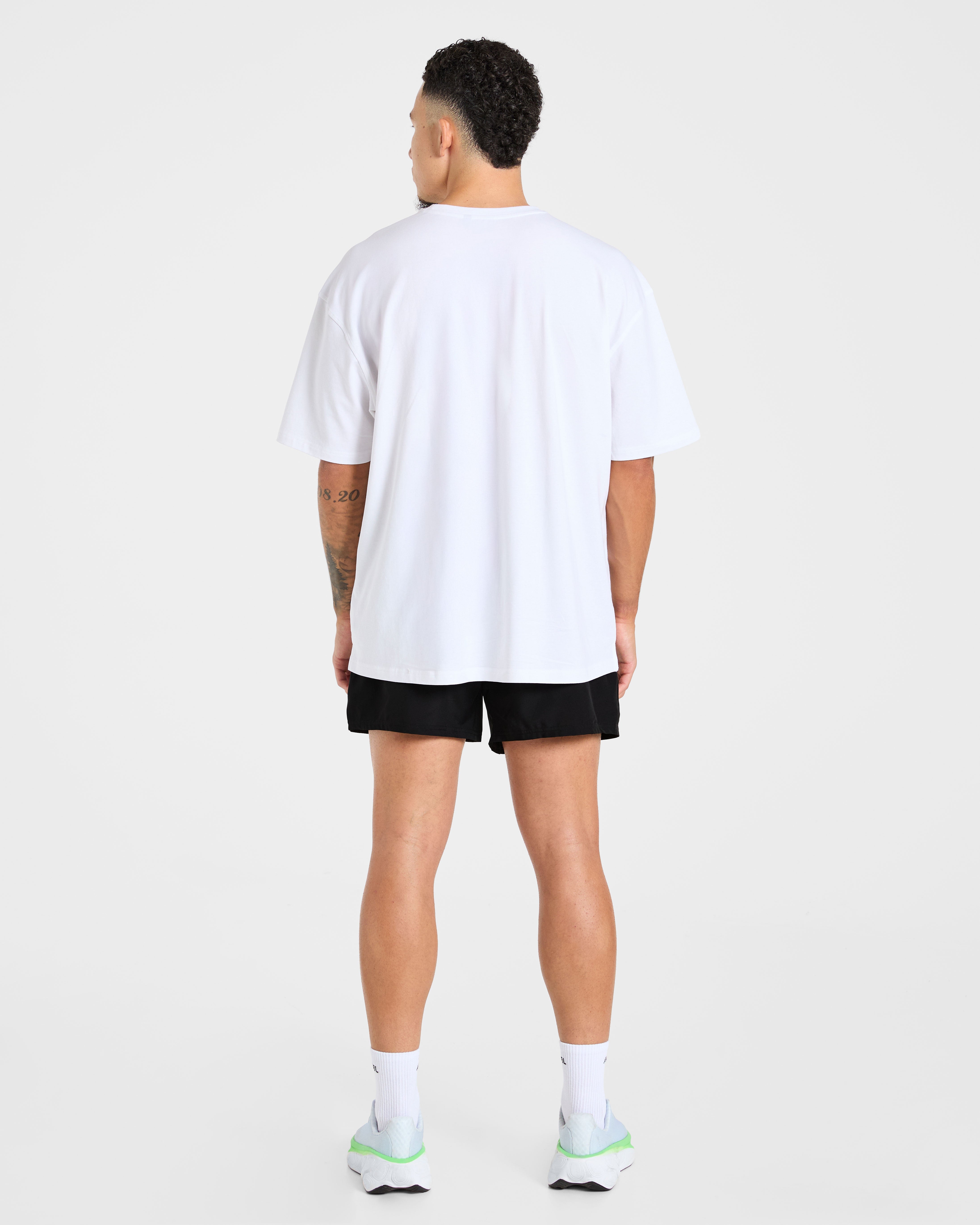 Force Oversized T Shirt - Wit