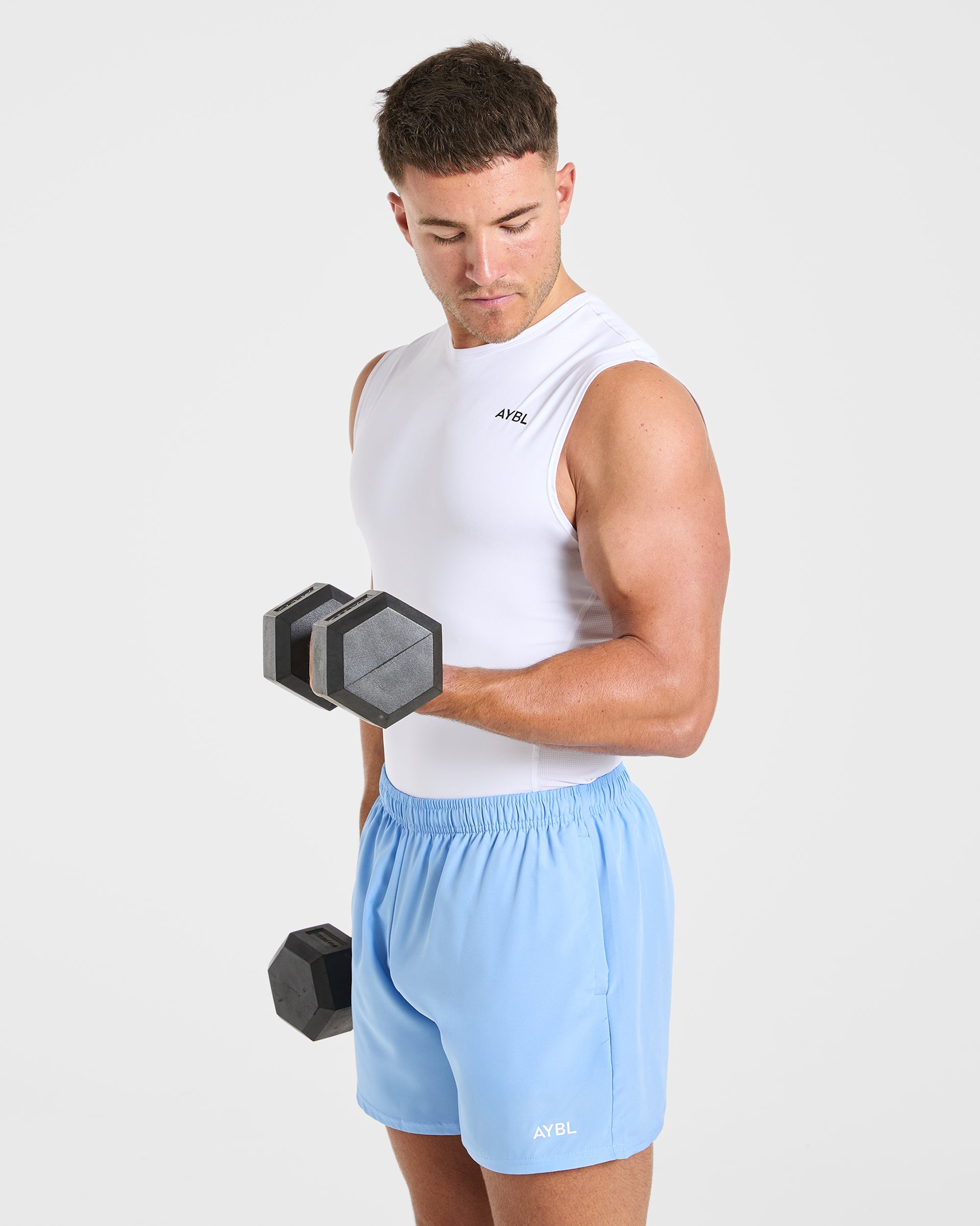 Core 5" Shorts - Air Blauw