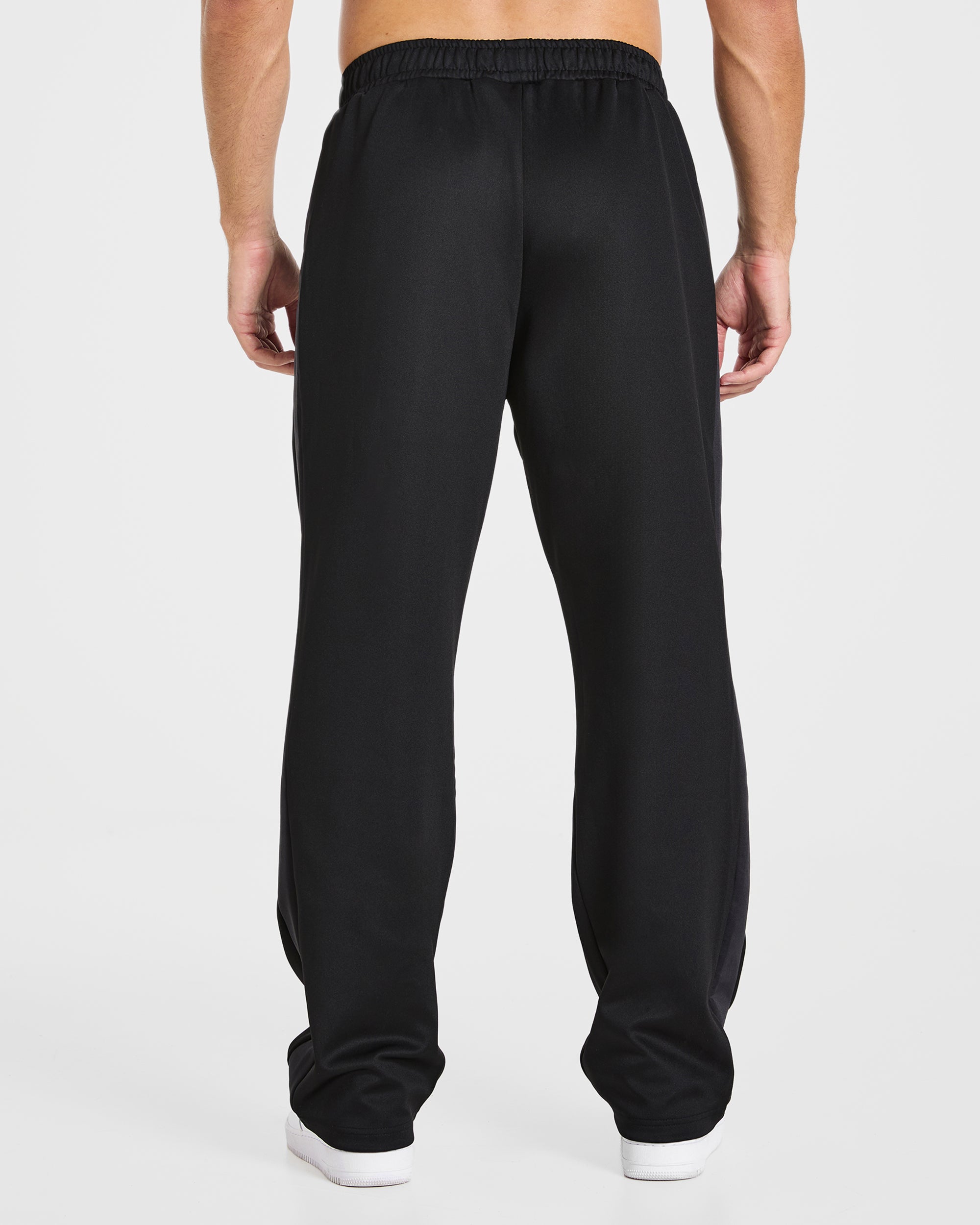 Classic Track Straight Leg Joggers - Zwart/Charcoal