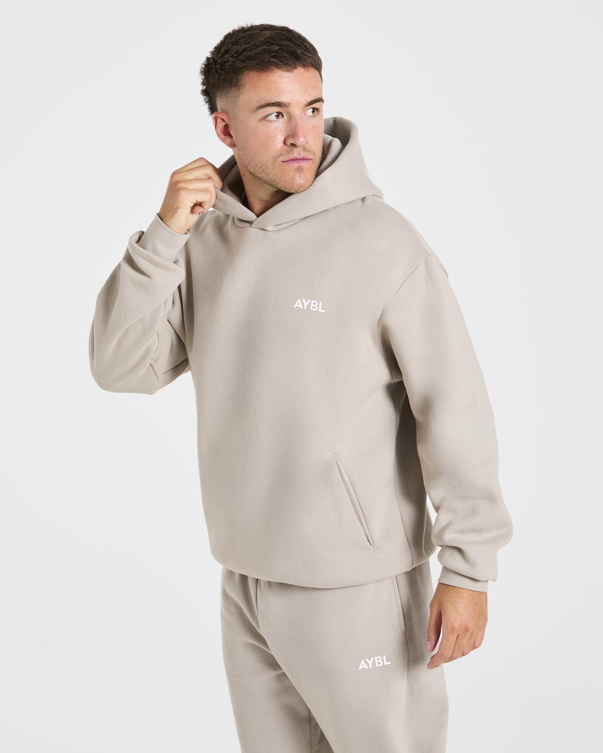 Essential Oversized Hoodie - Stone