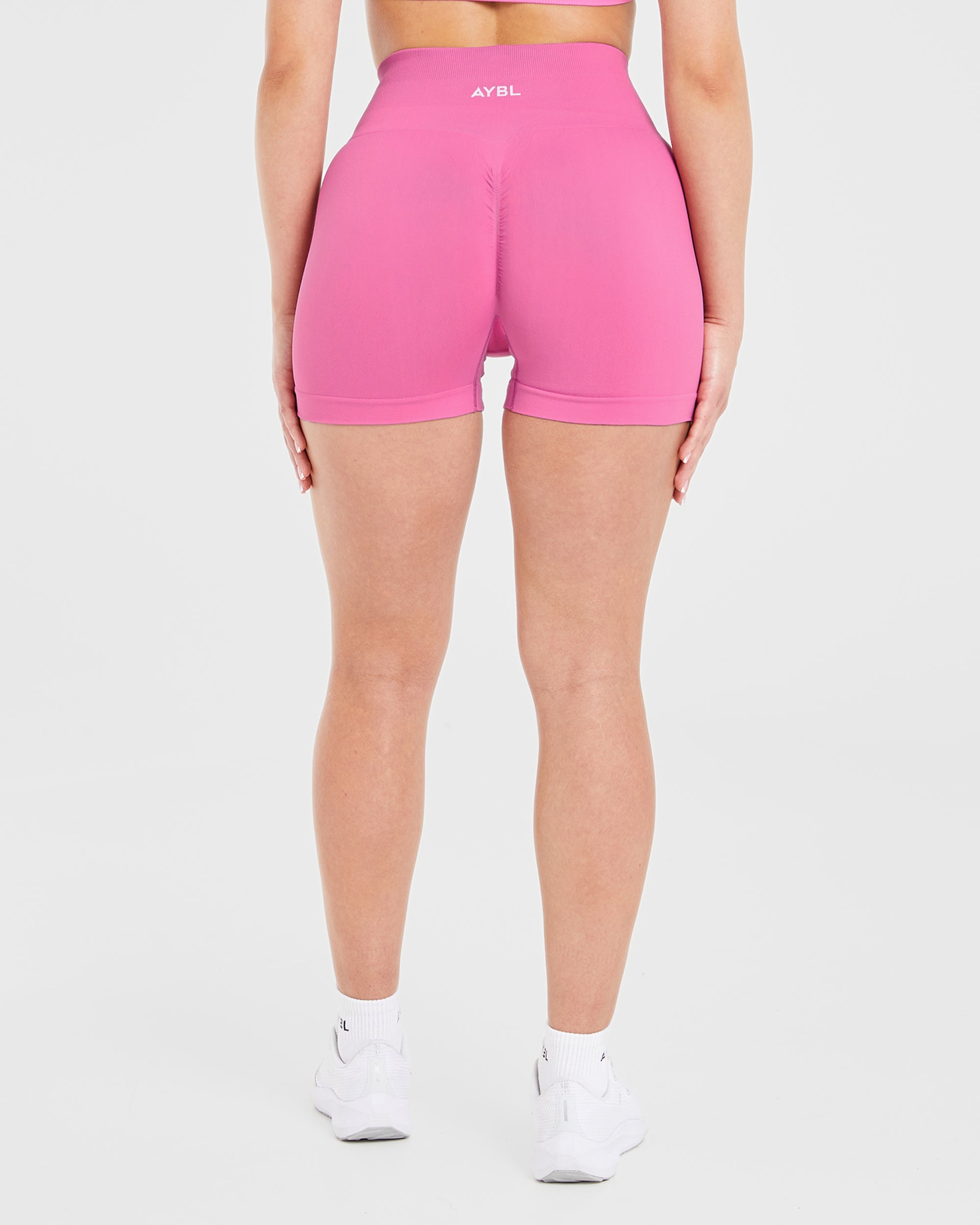 Power Seamless Shorts - Roze