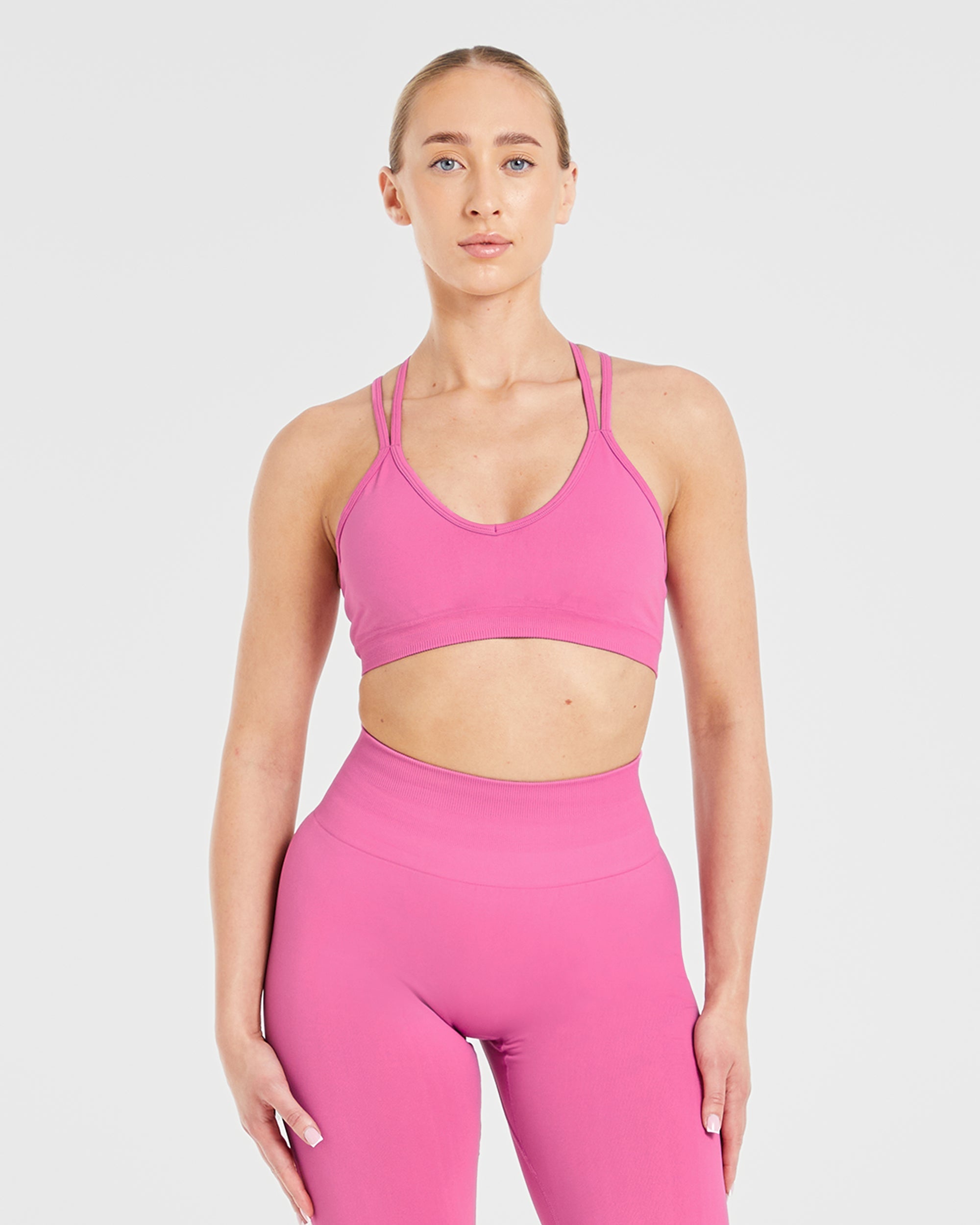 Power Seamless Sports Bra - Roze