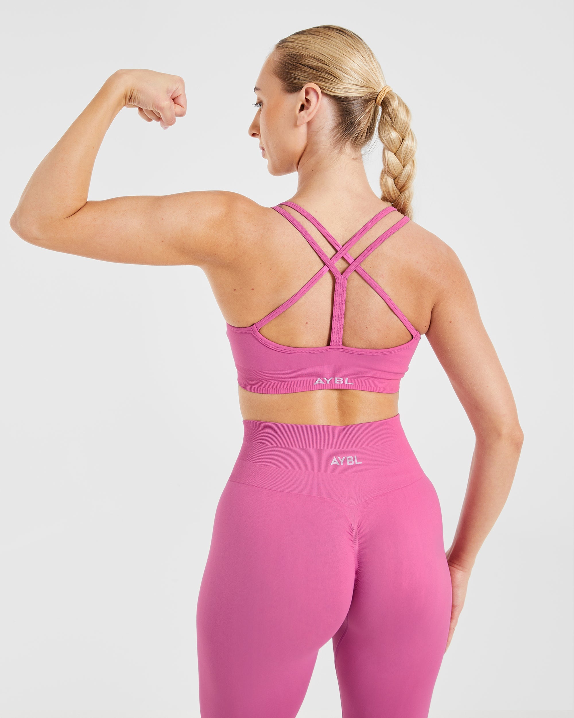 Power Seamless Sports Bra - Roze