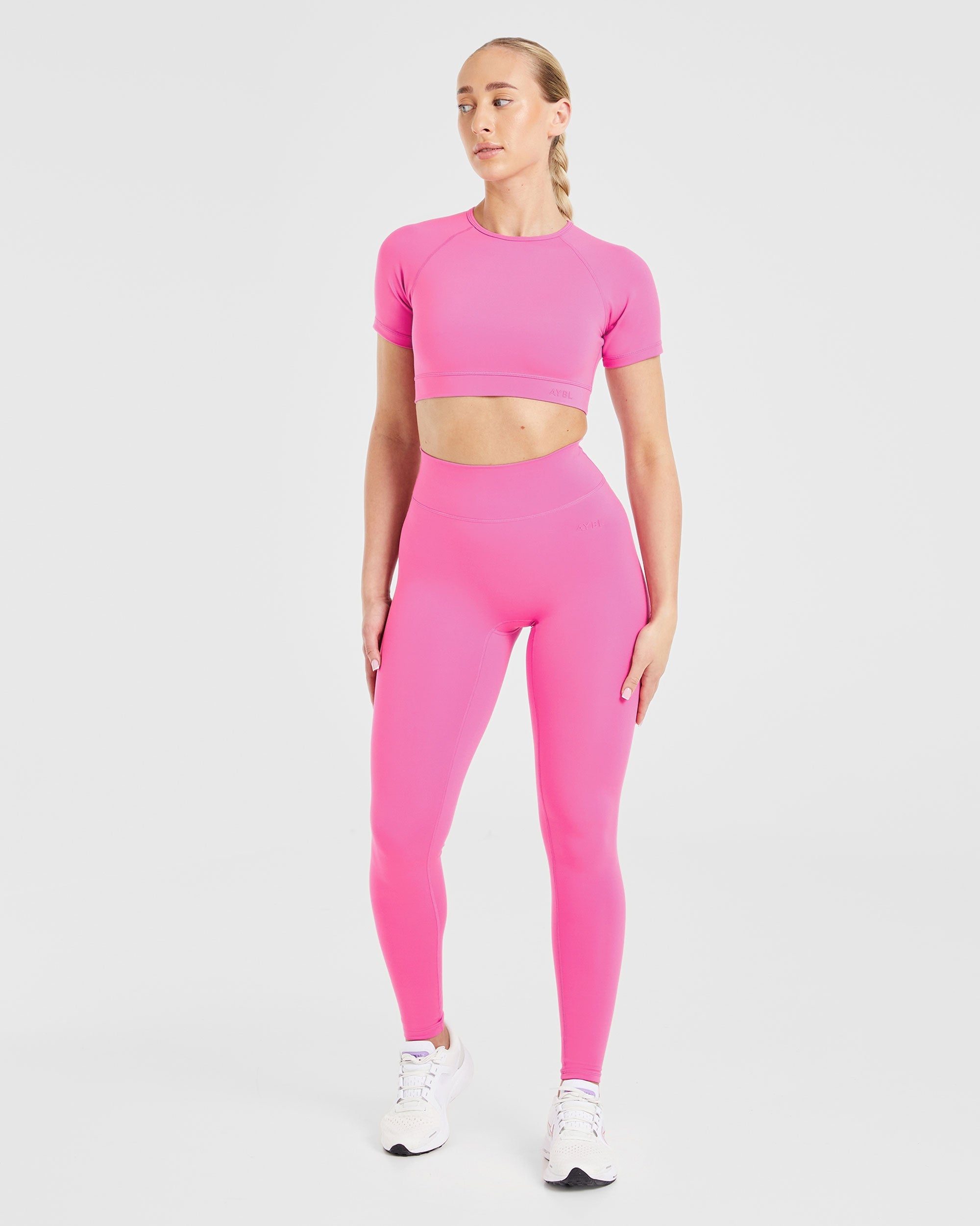 Staple Crop Top - Summer Roze