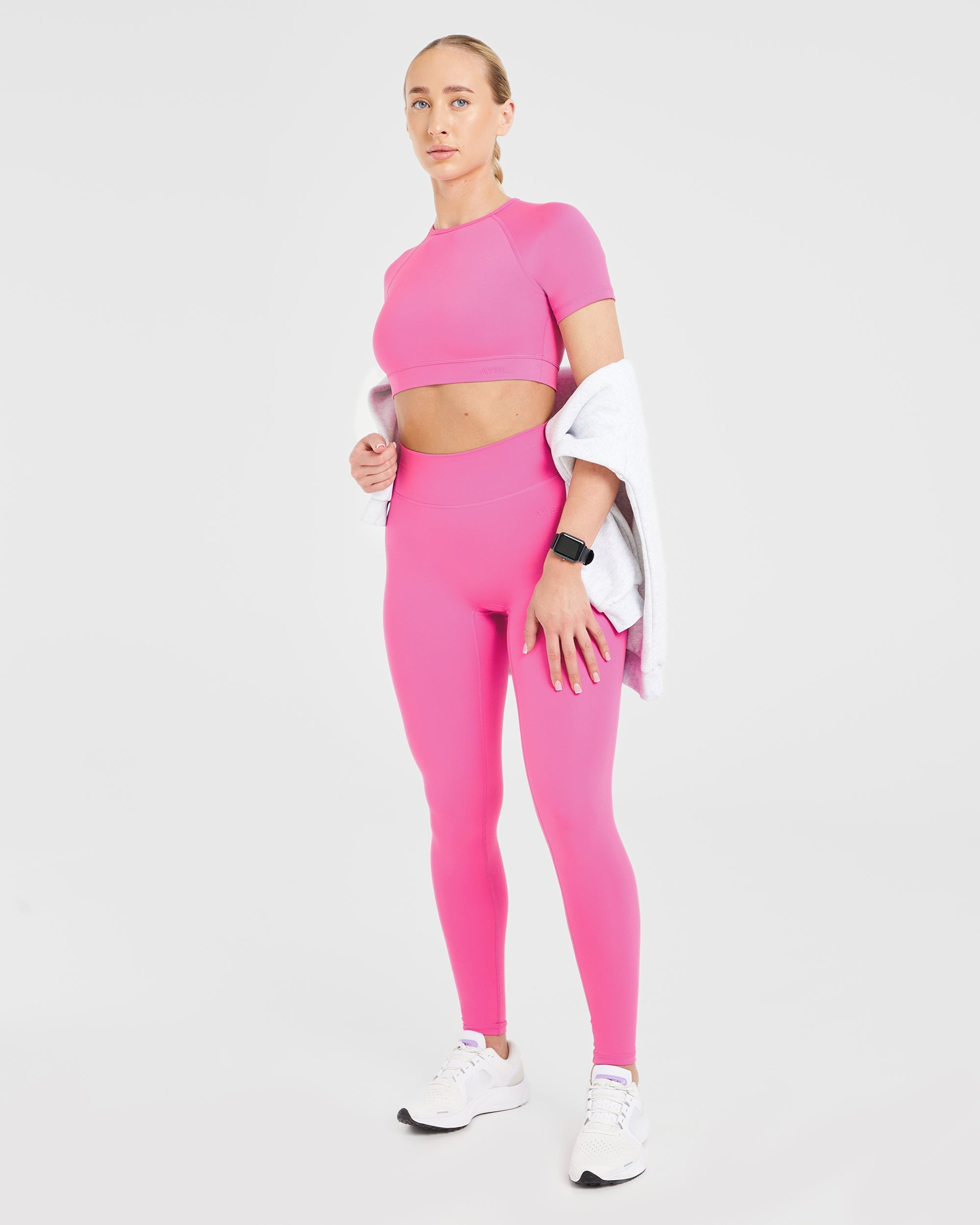 Staple Crop Top - Summer Roze