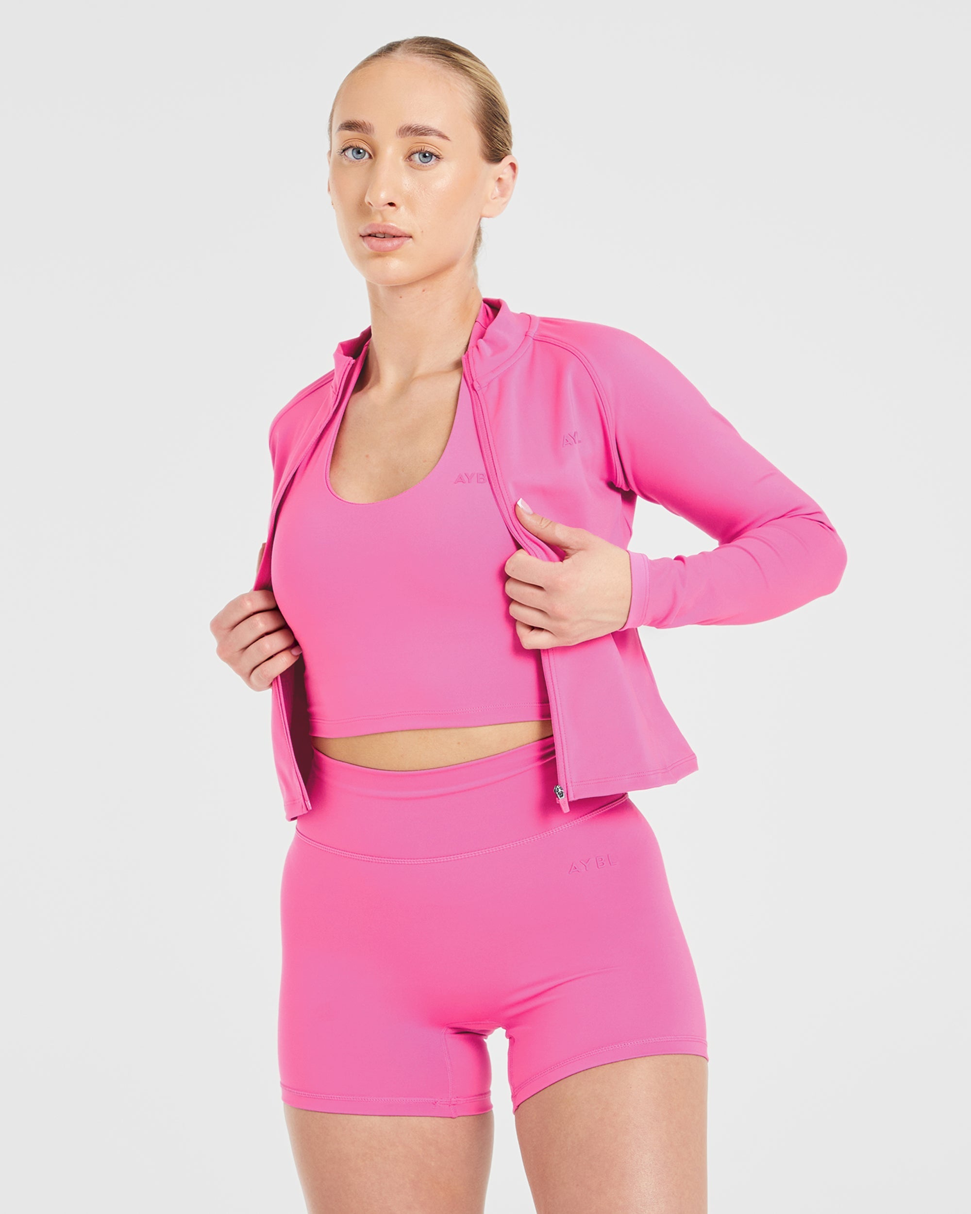 Staple Zip Jacket - Summer Roze