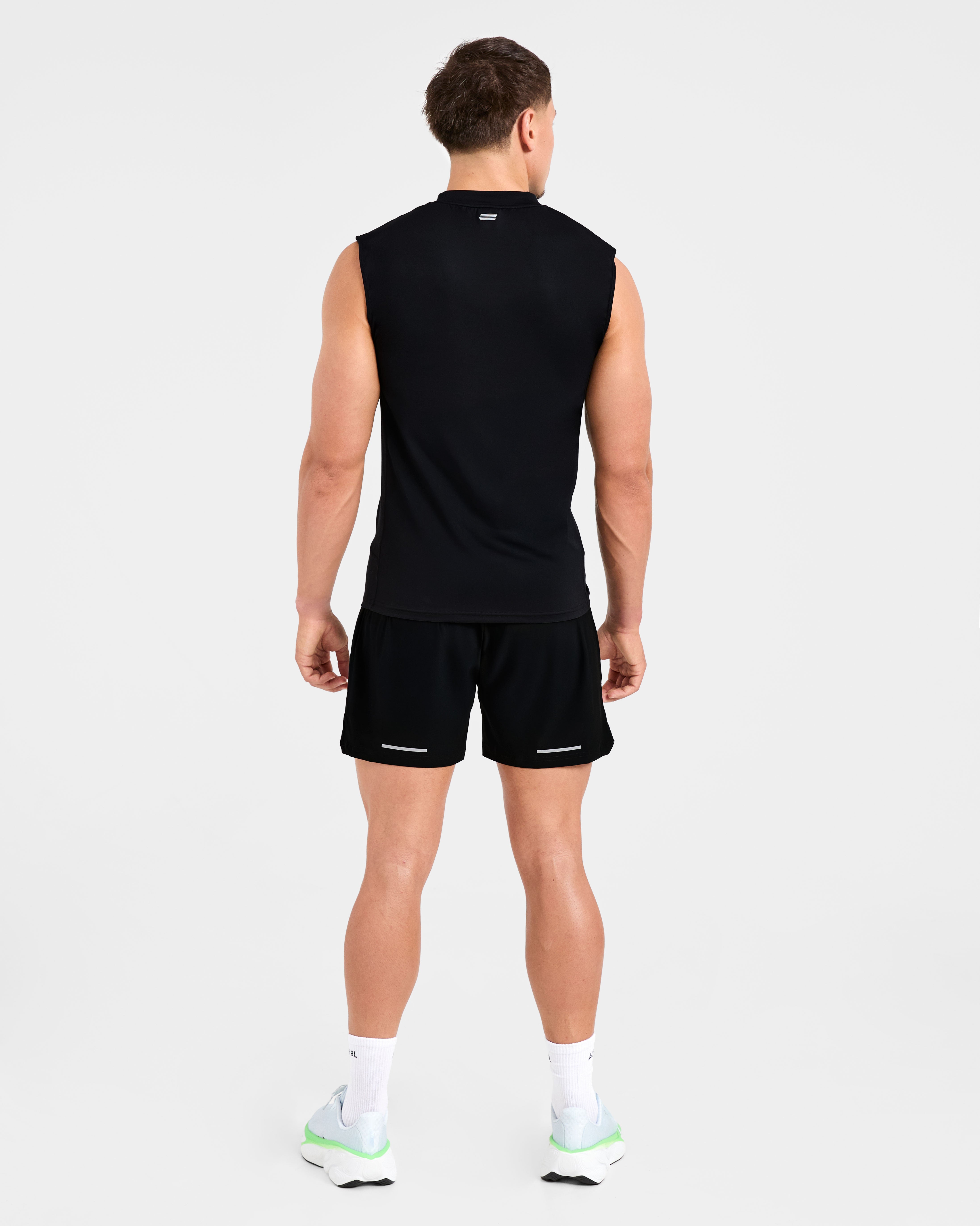 Run Slim Tank - Zwart