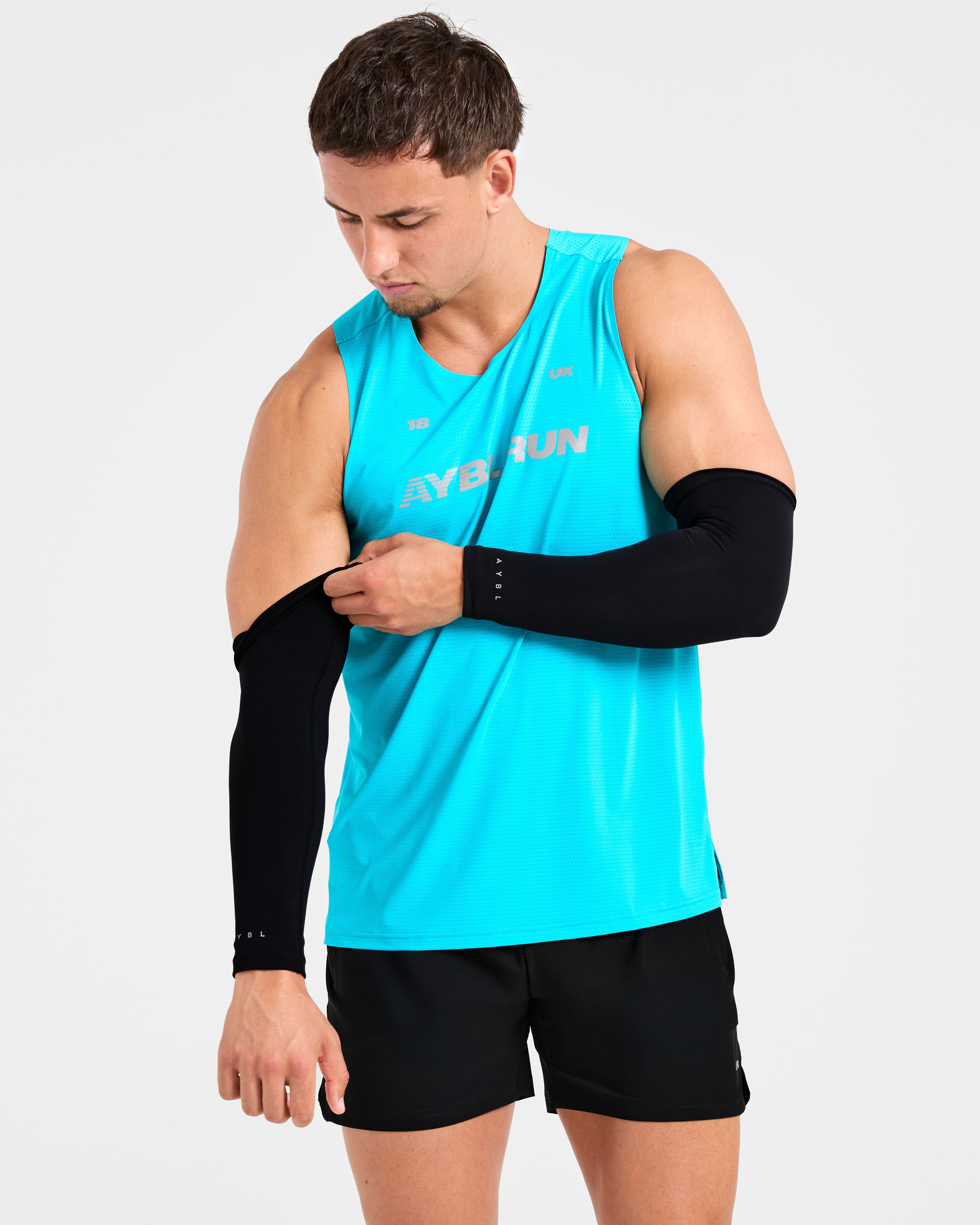 Base Layer Arm Sleeves - Zwart