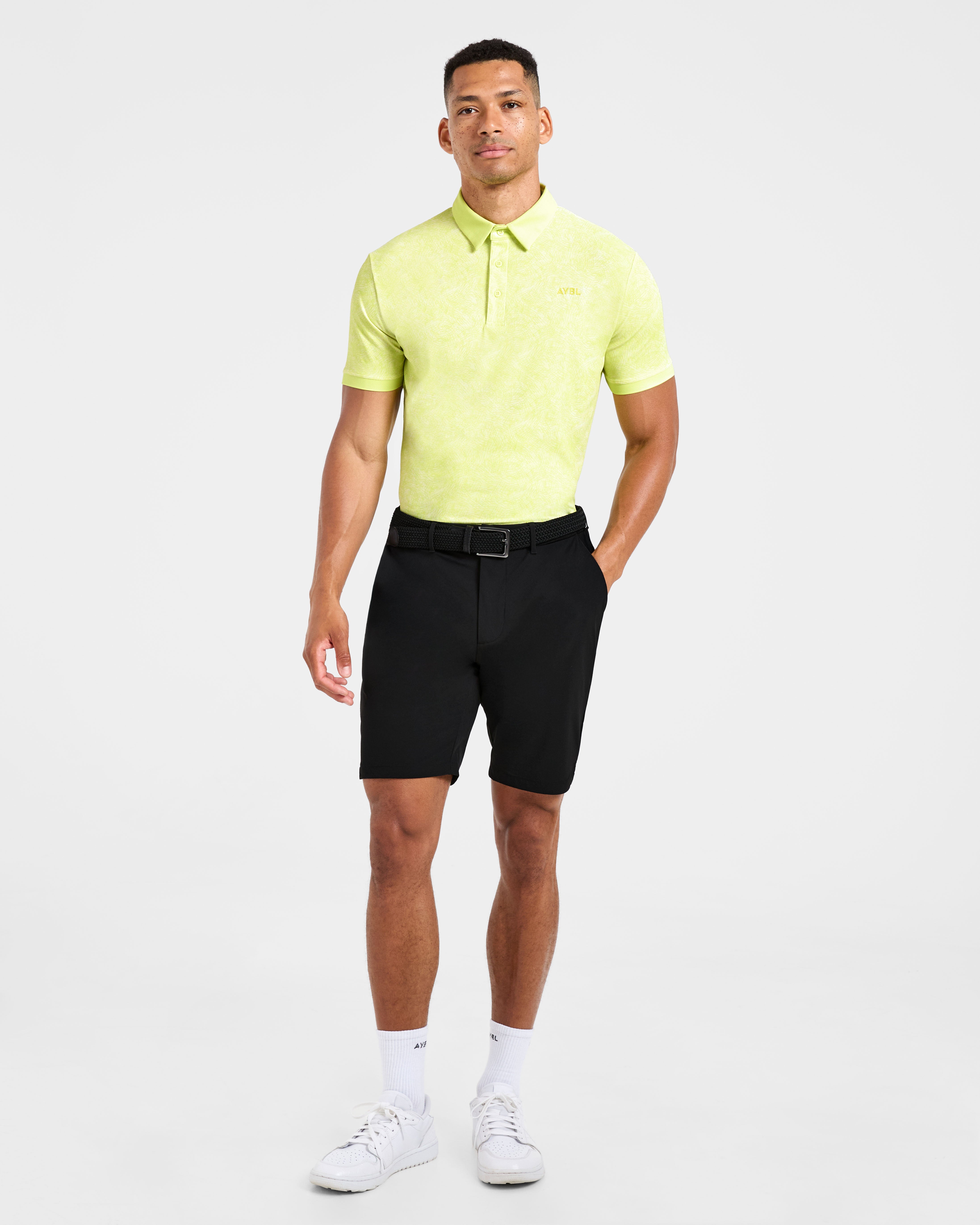 Precision Static Polo - Lime
