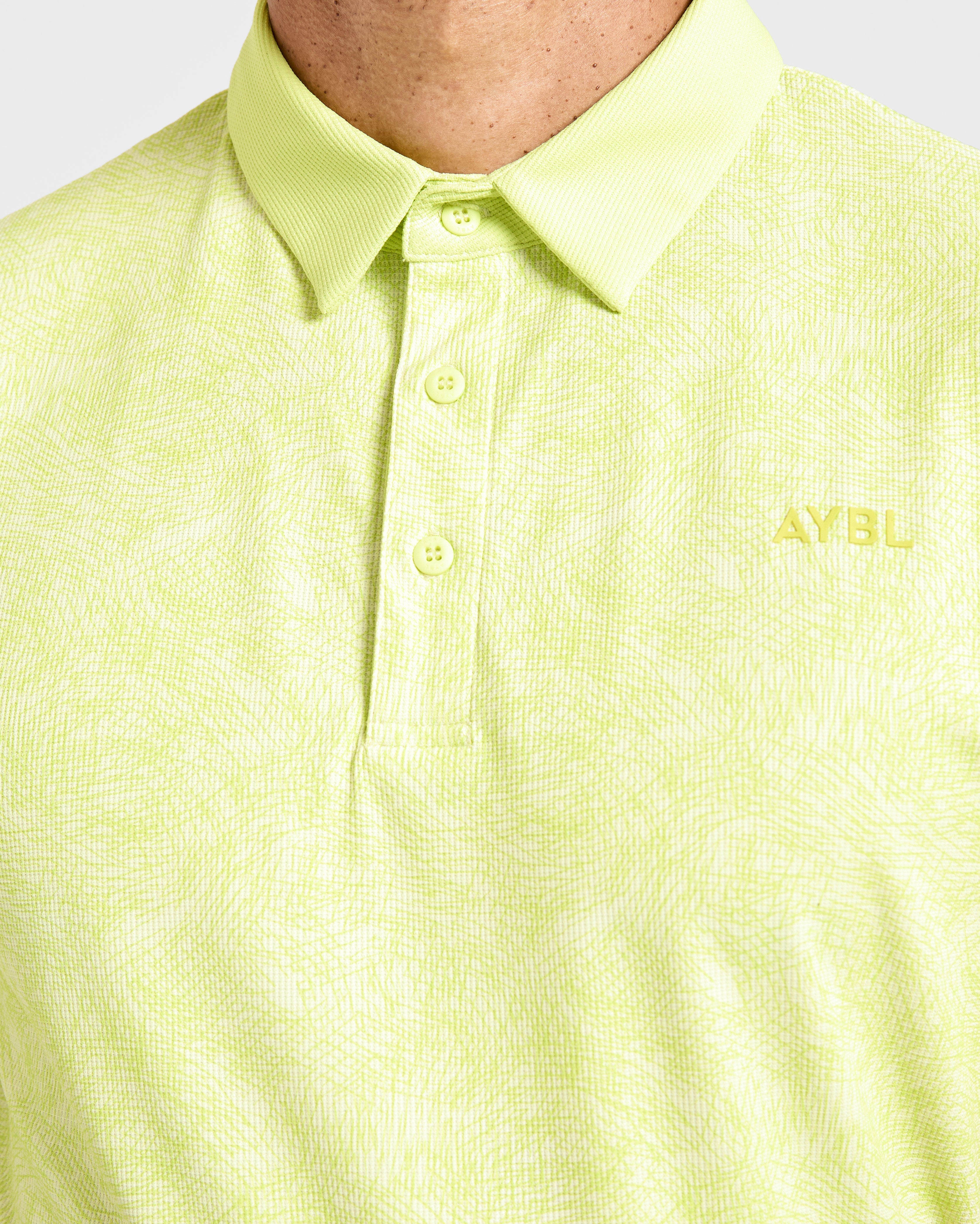 Precision Static Polo - Lime