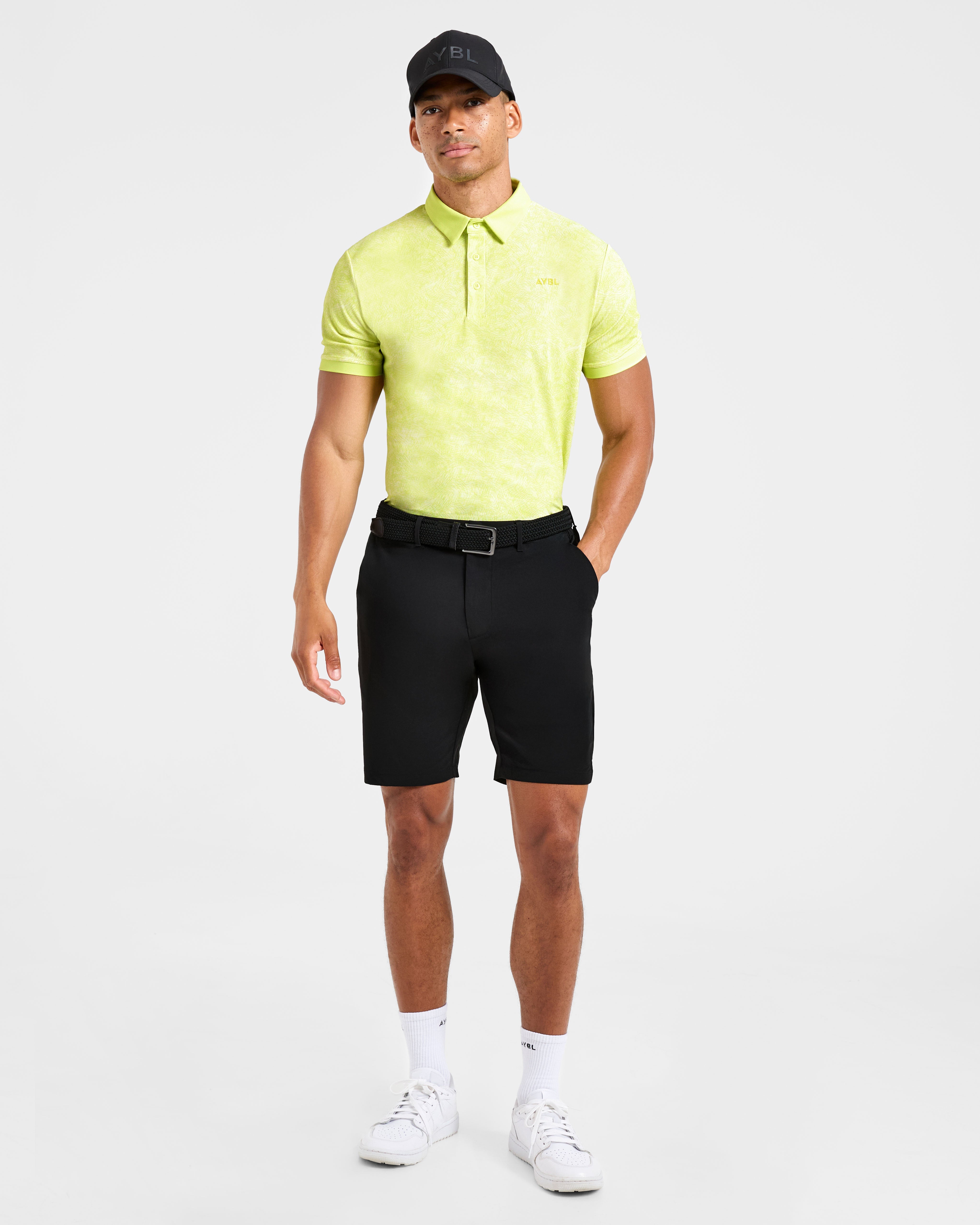 Precision Static Polo - Lime