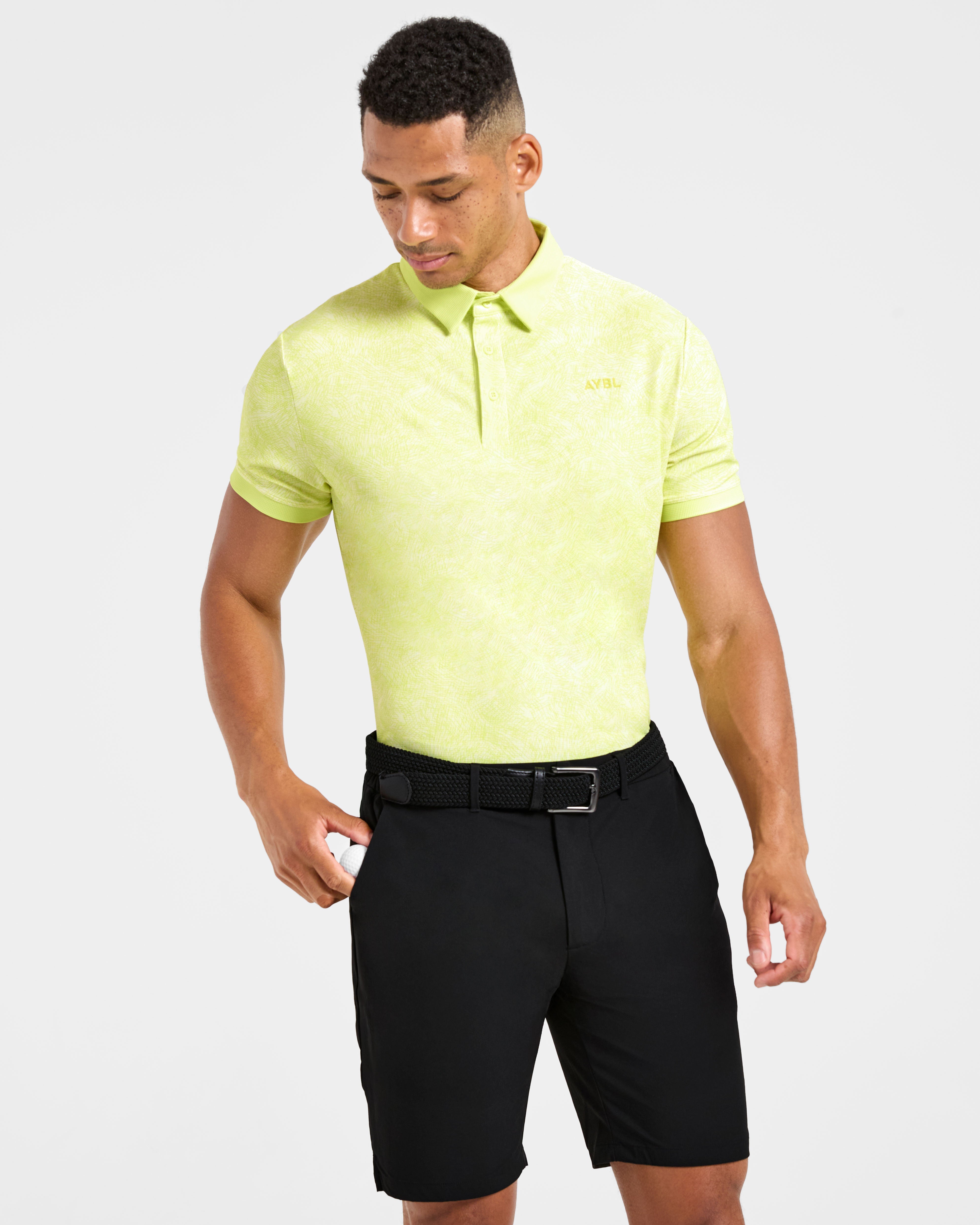 Precision Static Polo - Lime