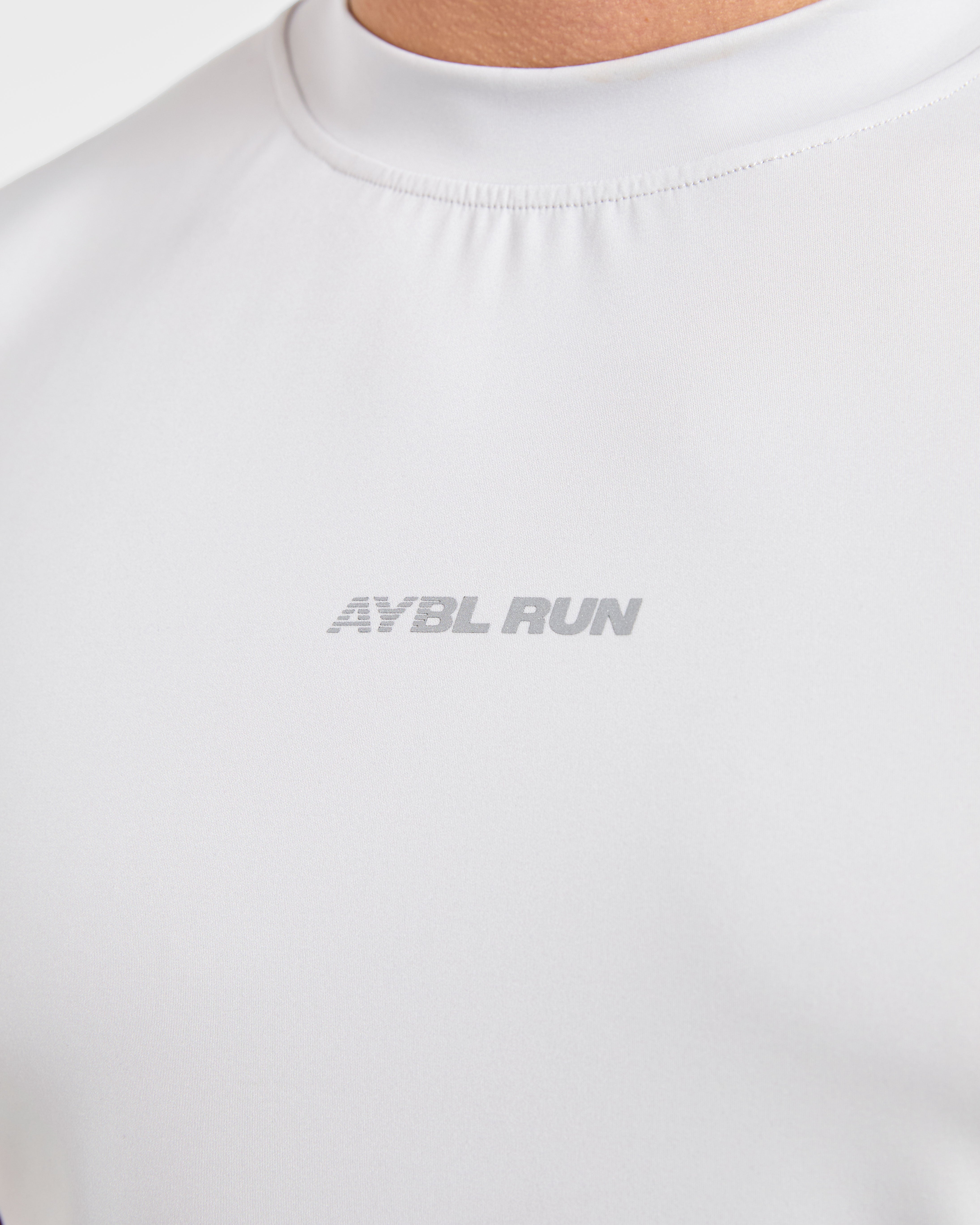 Run Slim Tank - Ice Grijs